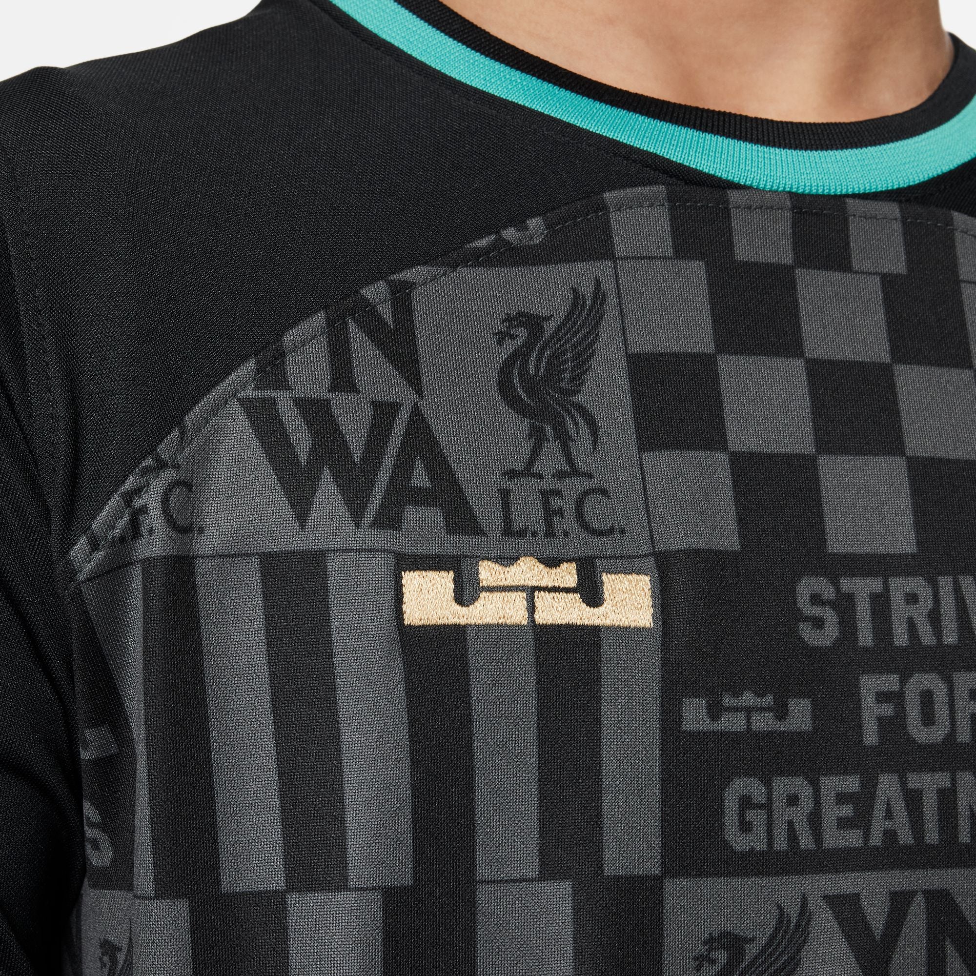 Nike LeBron x Liverpool FC Stadium Big Kids' Dri-FIT Replica Soccer Jersey - FZ3201-011-NIKE by Nike | Available at Niky's Sports