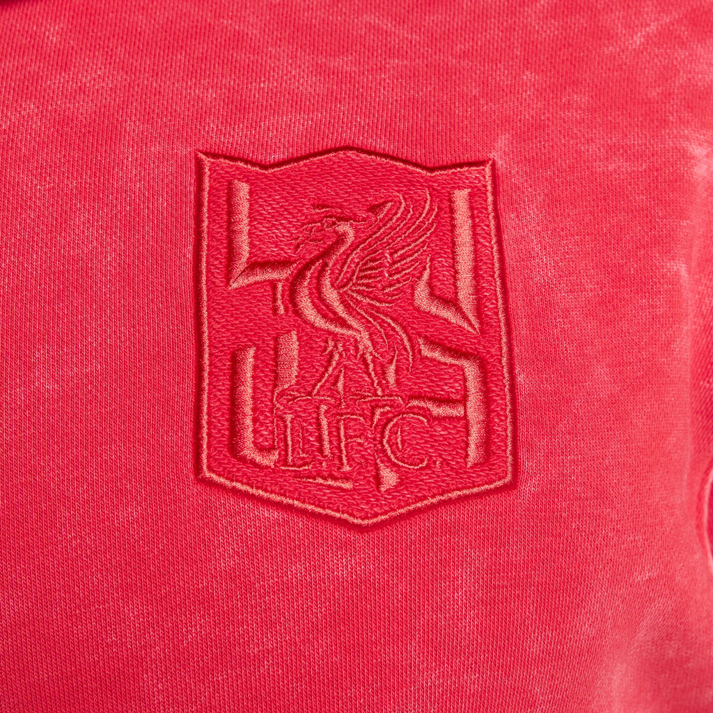 Nike Liverpool FC Club Third Men's Soccer French Terry Pullover Hoodie - FZ4135-679-NIKE by Nike | Available at Niky's Sports