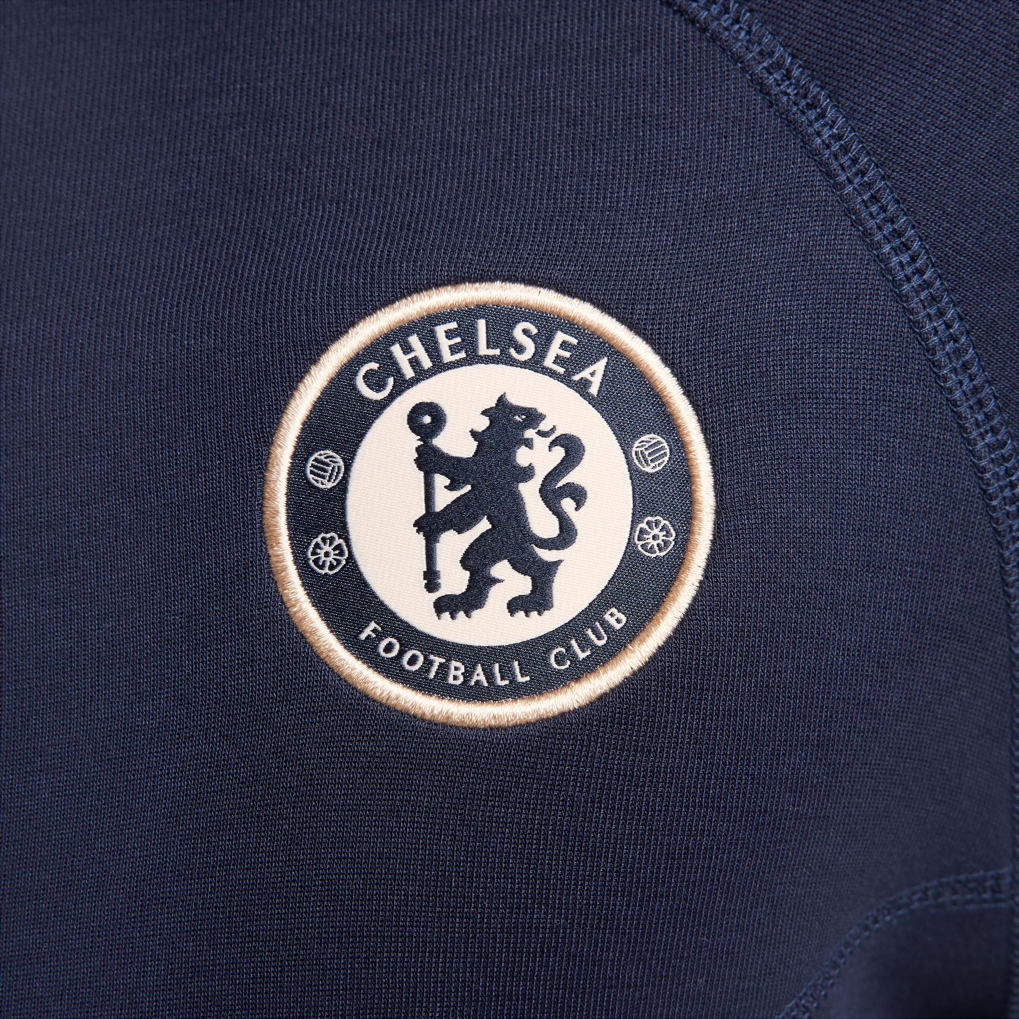 Nike Chelsea FC Tech Fleece Windrunner Men's Soccer Full-Zip Hoodie - FZ4175-452-NIKE by Nike | Available at Niky's Sports