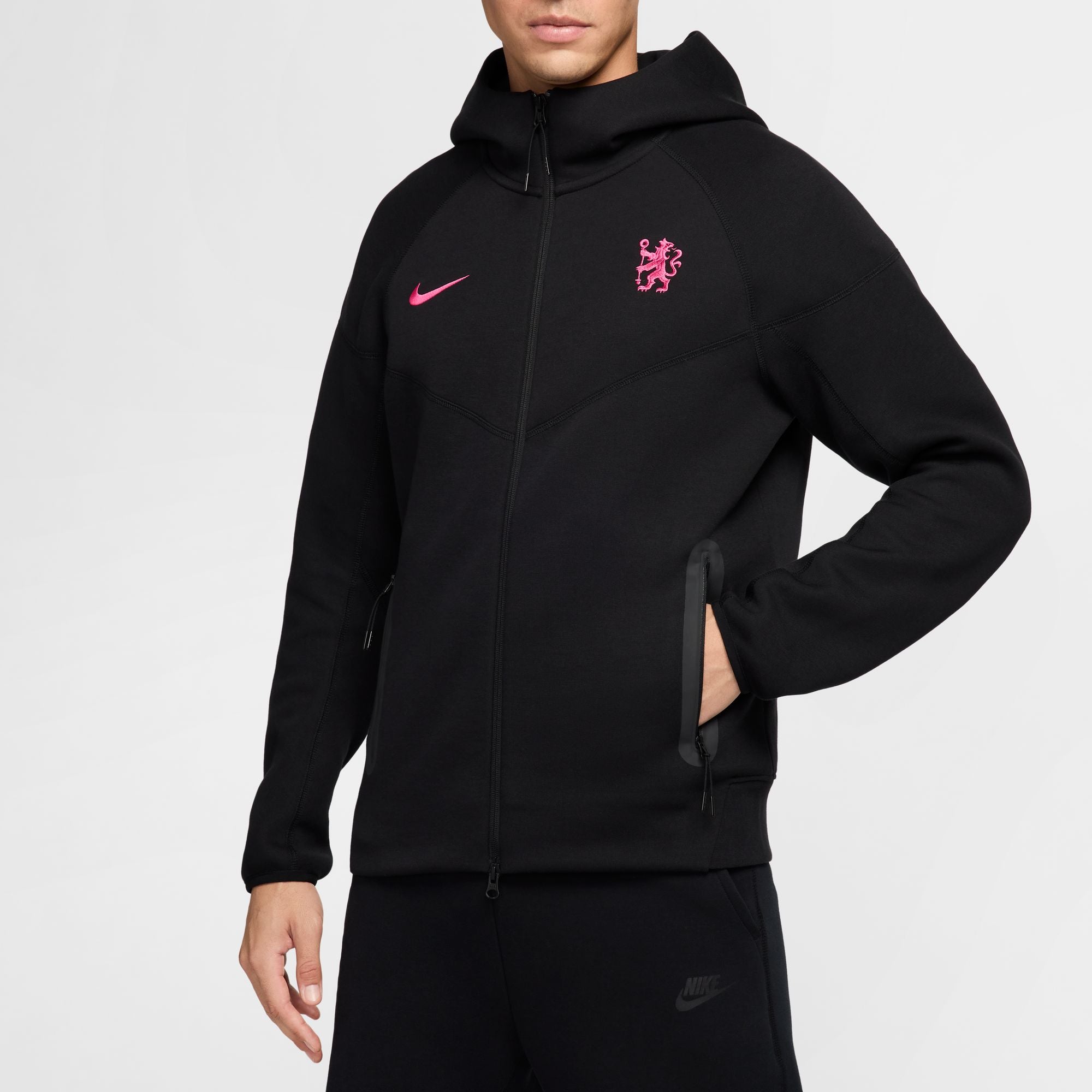 Nike Chelsea FC Tech Fleece Windrunner Third Men's Soccer Full-Zip Jacket - FZ4176-011-NIKE by Nike | Available at Niky's Sports
