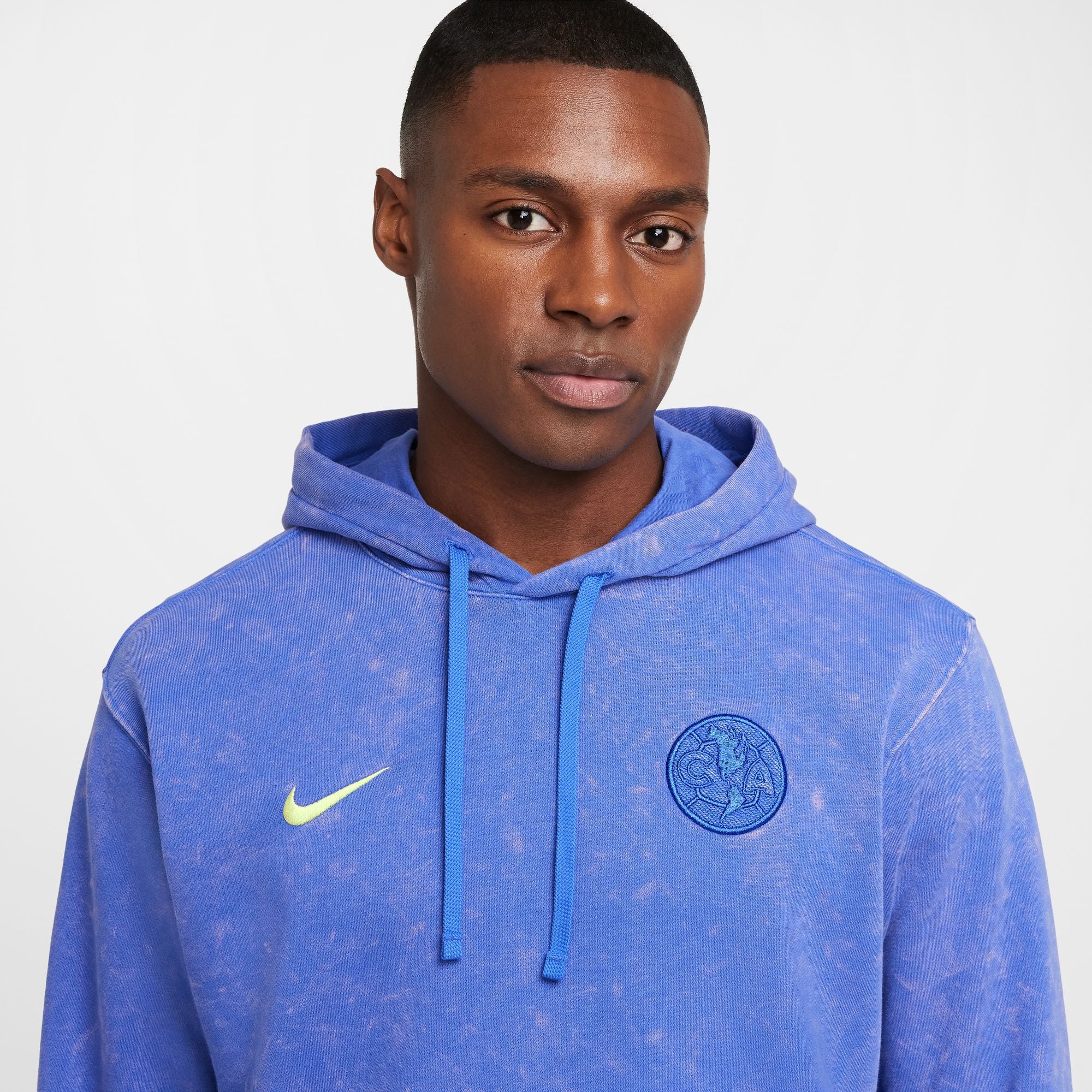 Nike Club America Club Third Men's Soccer French Terry Pullover Hoodie - FZ8554-433-NIKE by Nike | Available at Niky's Sports