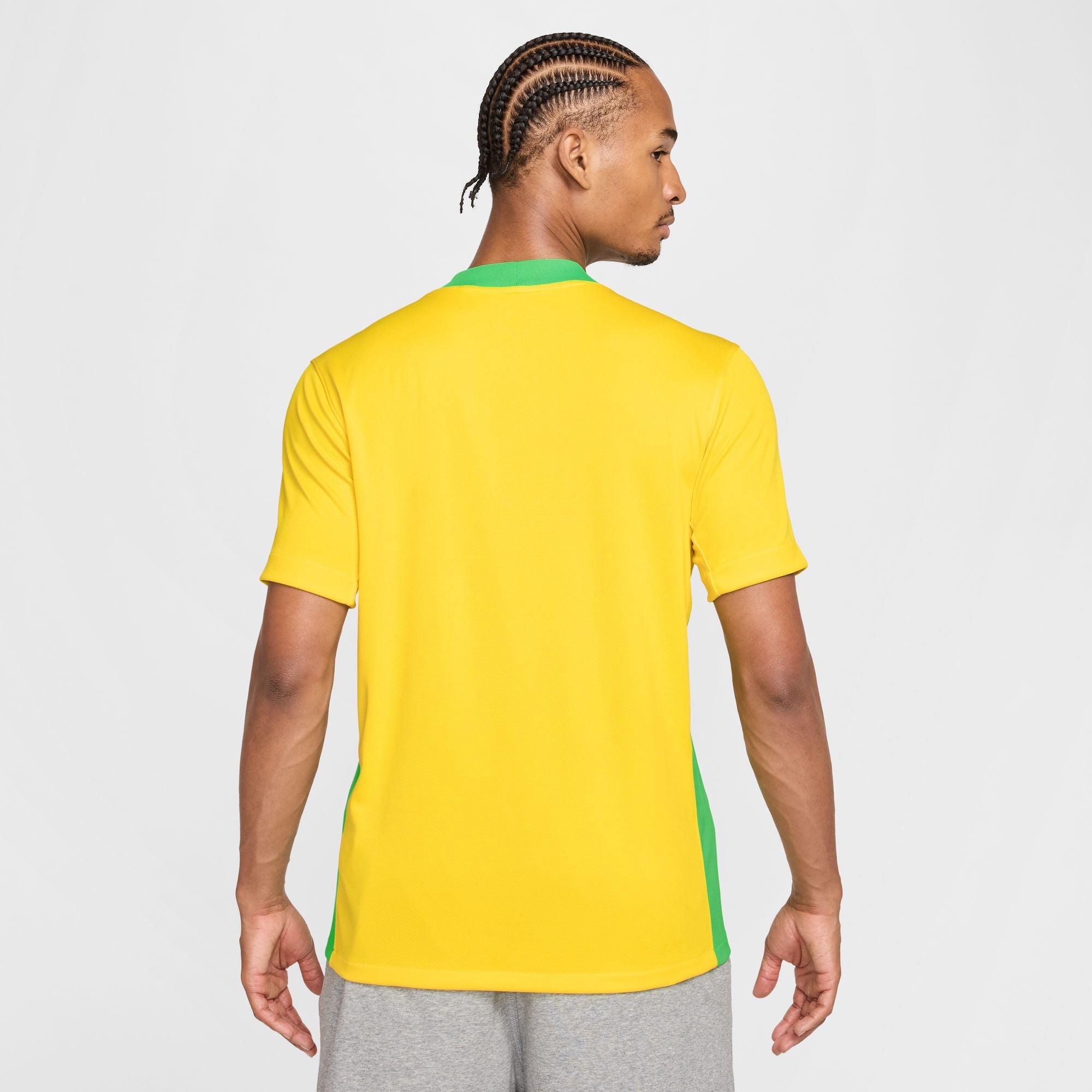 Nike Brazil 2025 Stadium Home (Women's Team) Men's Dri-FIT Soccer Repl