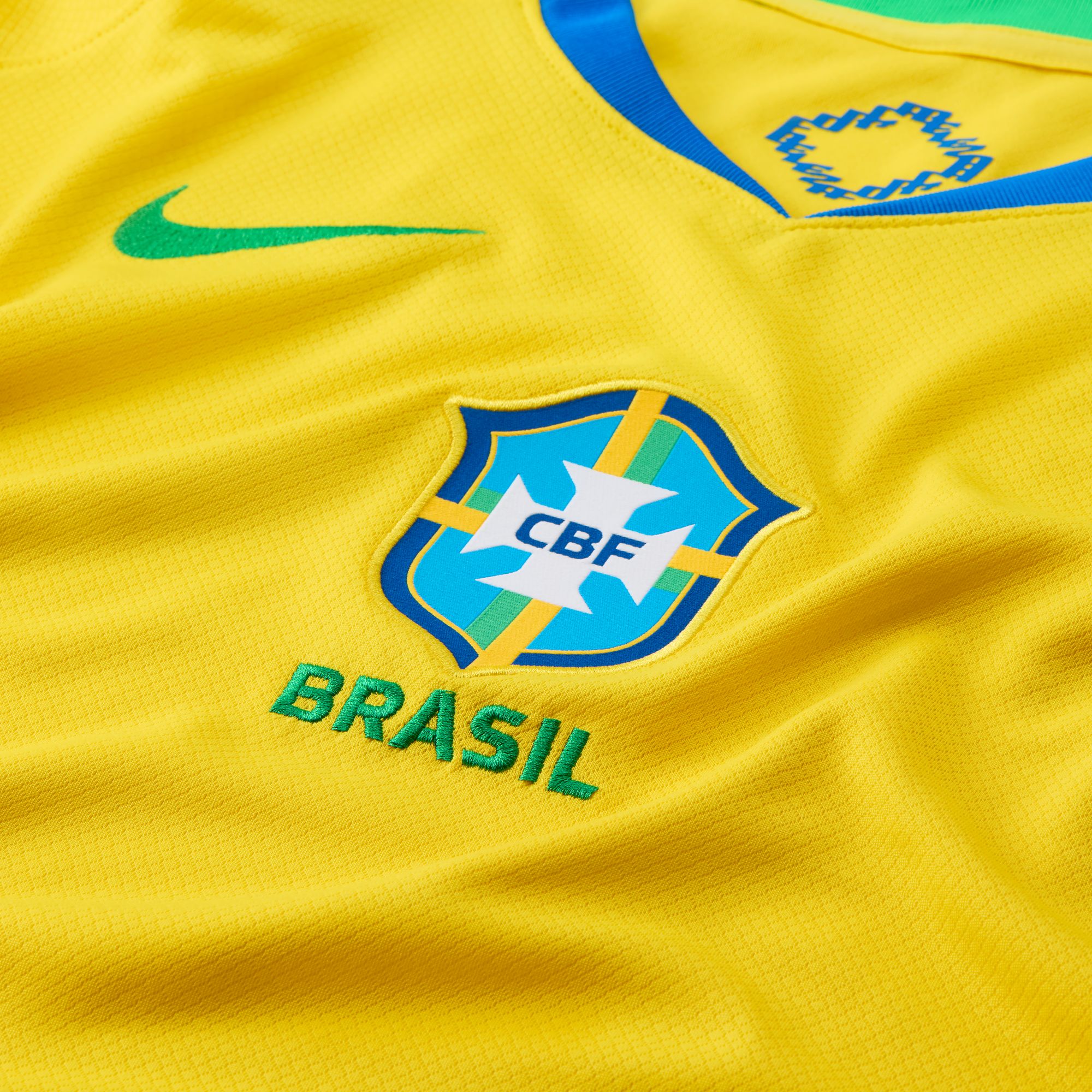 Nike Brazil 2025 Stadium Home (Women's Team) Men's Dri-FIT Soccer Repl