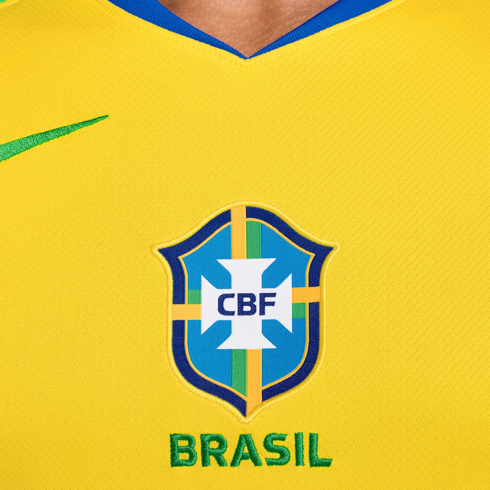 Nike Brazil 2025 Stadium Home (Women's Team) Men's Dri-FIT Soccer Replica Jersey - FZ9011-718-NIKE by Nike | Available at Niky's Sports