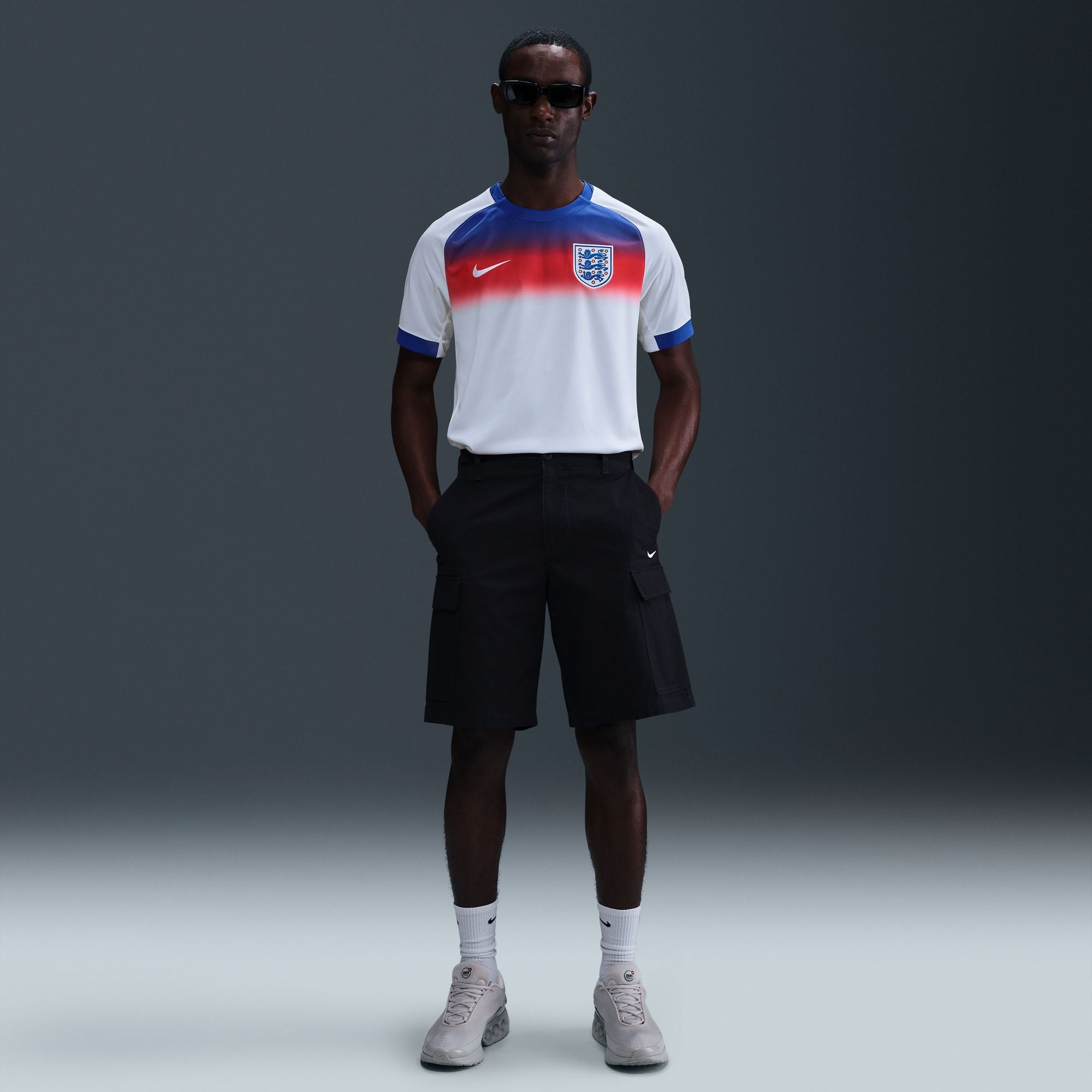 Nike England 2025 Stadium Home (Women's Team) Men's Dri-FIT Soccer Replica Jersey - FZ9012-405-NIKE by Nike | Available at Niky's Sports