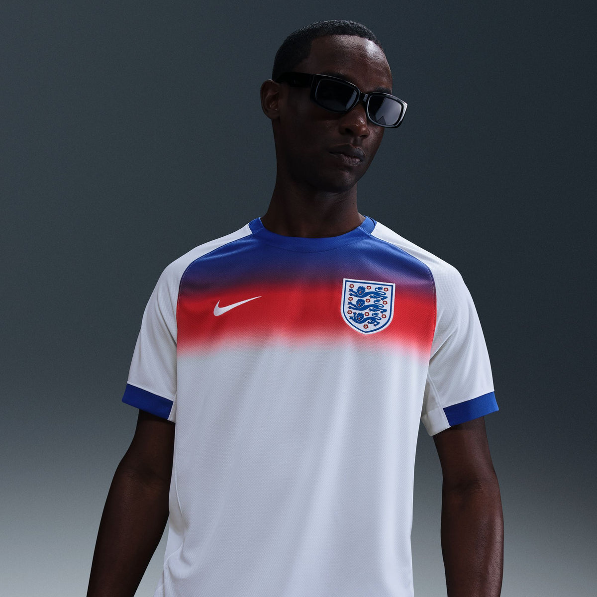 Nike England 2025 Stadium Home (Women's Team) Men's Dri-FIT Soccer Replica Jersey - FZ9012-405-NIKE by Nike | Available at Niky's Sports
