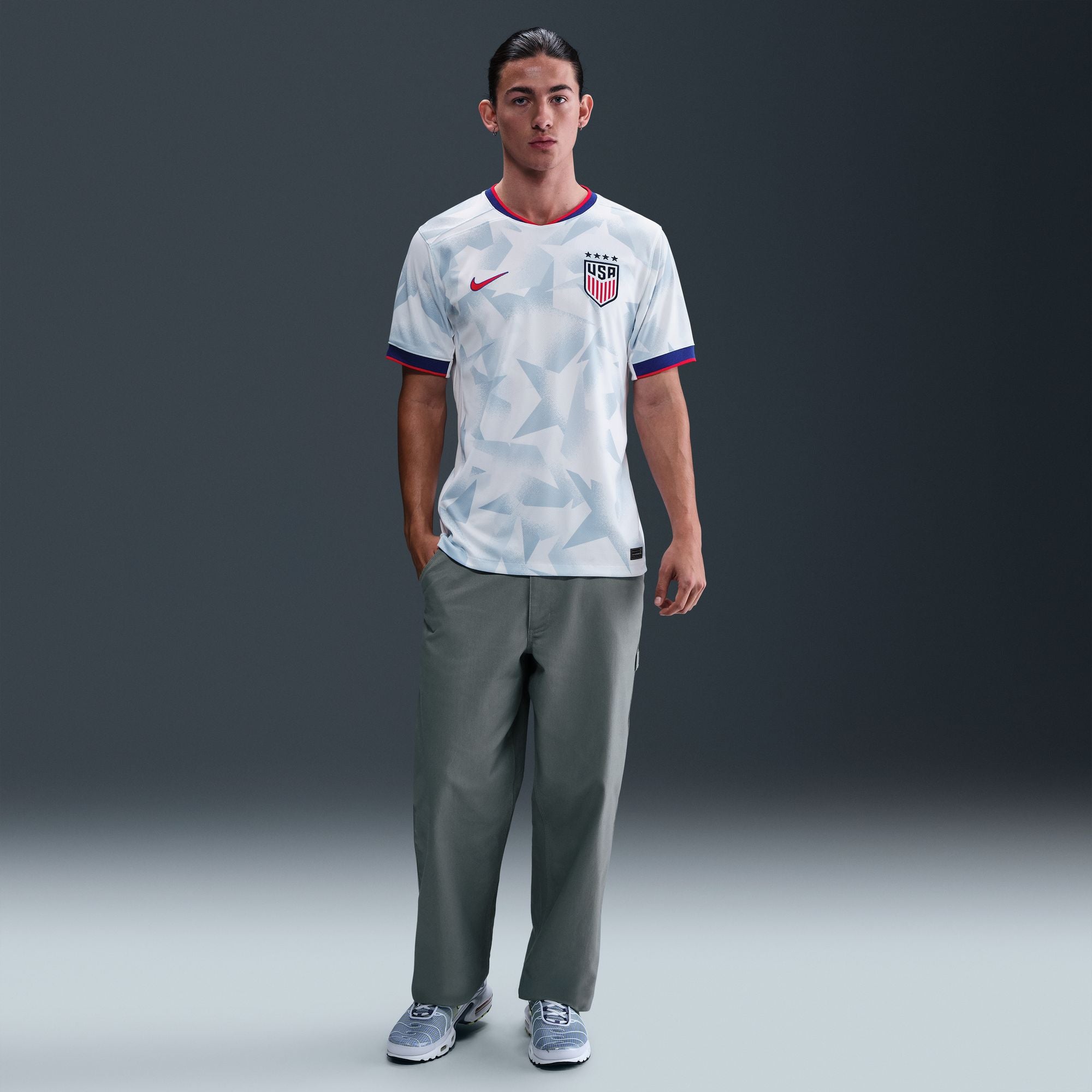 Nike USWNT 2025 Stadium Home (Women's Team) Men's Dri-FIT Soccer Replica Jersey - FZ9017-101-NIKE by Nike | Available at Niky's Sports