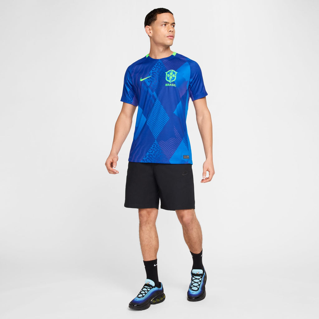 Nike Brazil 2025 Stadium Away (Women's Team) Men's Dri-FIT Soccer Replica Jersey - FZ9021-458-NIKE by Nike | Available at Niky's Sports