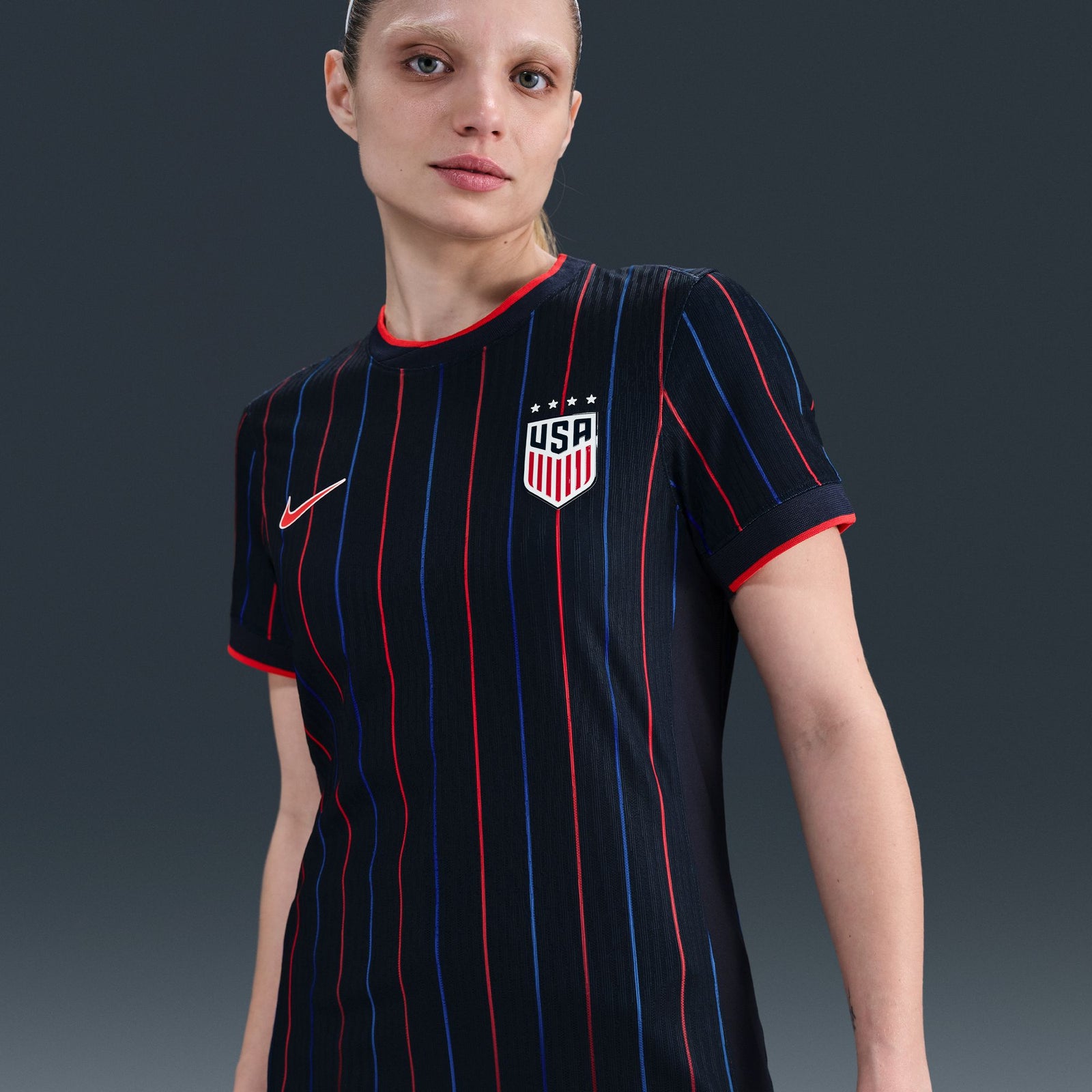 Nike USWNT 2025 Match Away (Women's Team) Women's Dri-FIT ADV Soccer Authentic Jersey - FZ9121-452-NIKE by Nike | Available at Niky's Sports