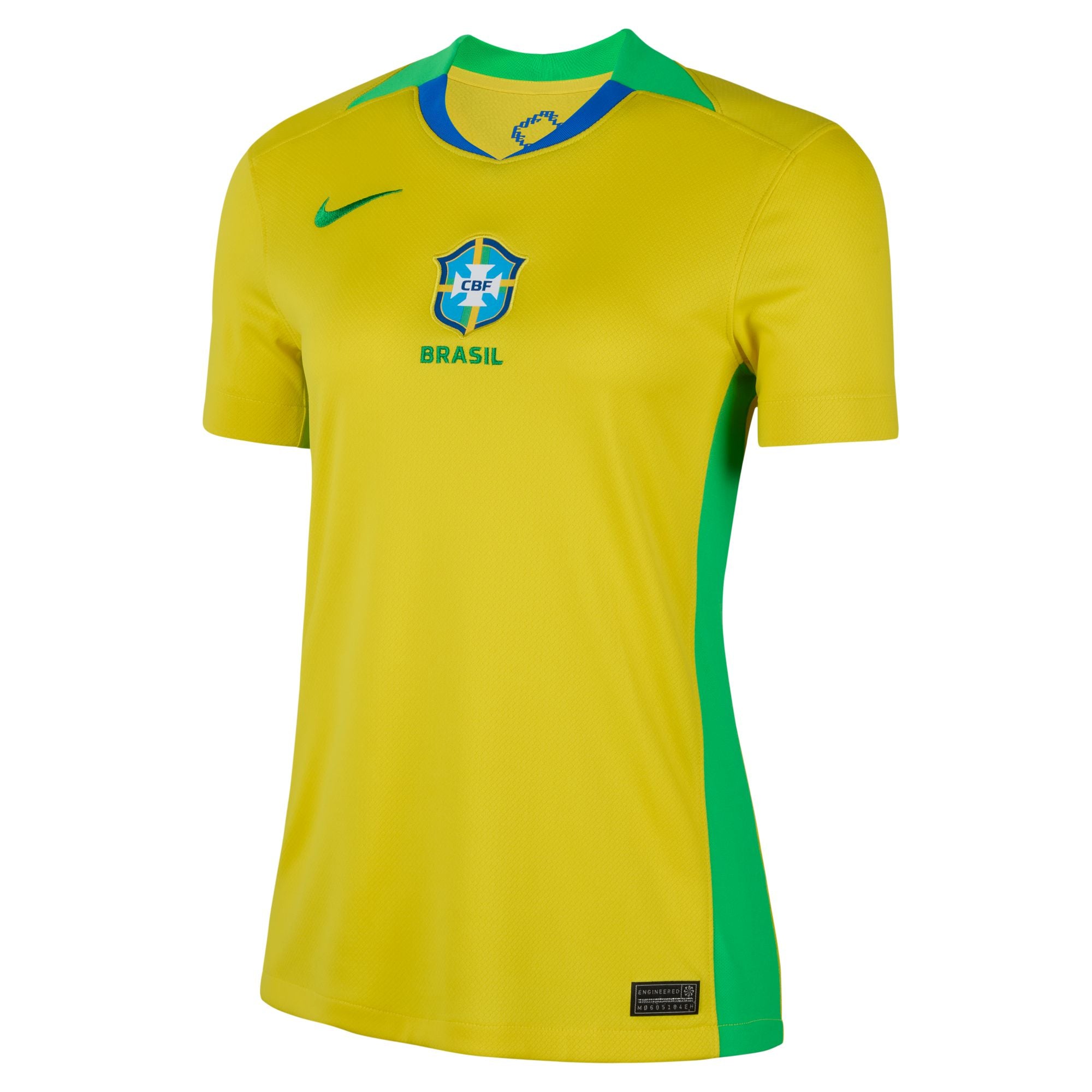 Nike Brazil 2025 Stadium Home (Women's Team) Women's Dri-FIT Soccer Replica Jersey - FZ9125-718-NIKE by Nike | Available at Niky's Sports