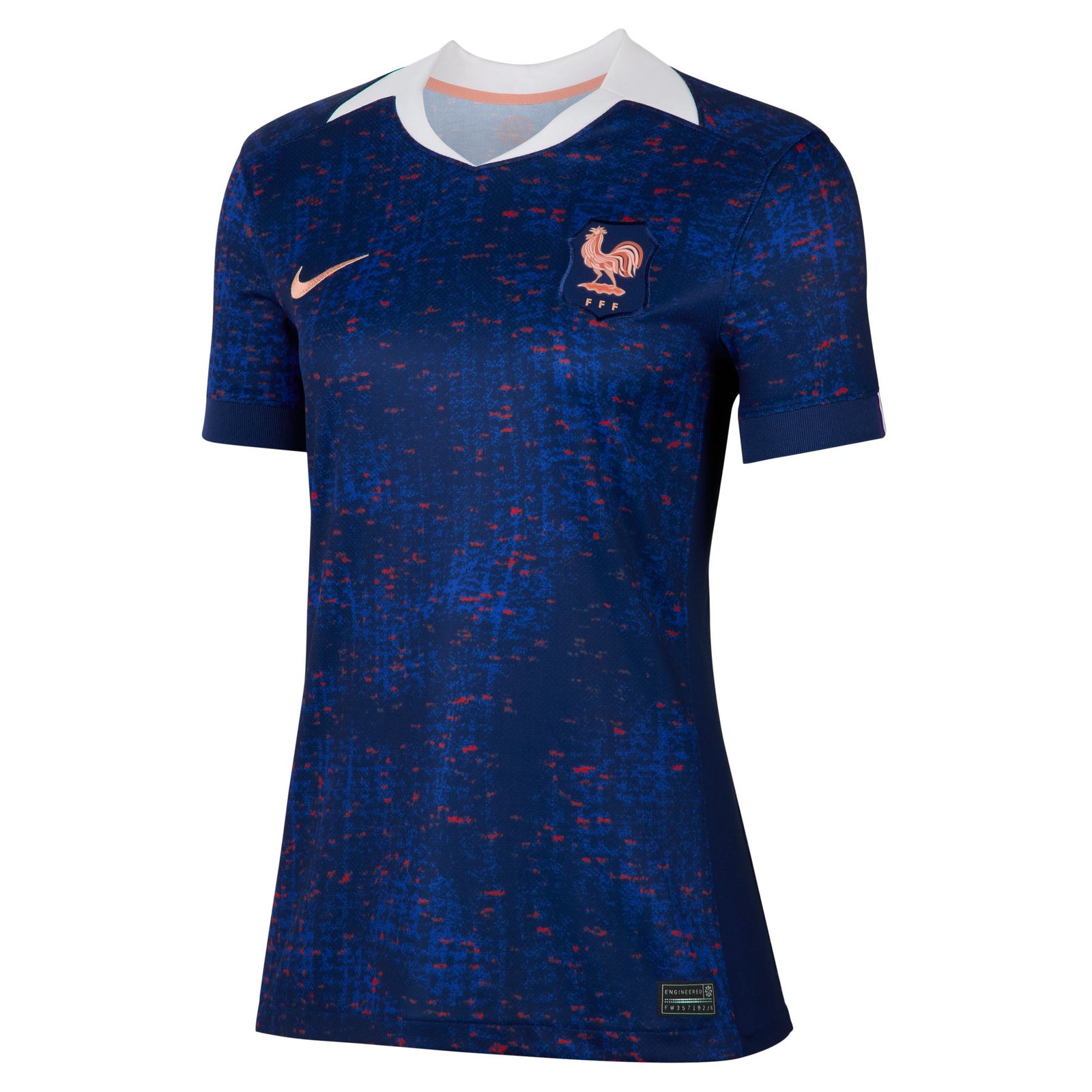 Nike FFF 2025 Stadium Home (Women's Team) Women's Dri-FIT Soccer Replica Jersey - FZ9130-492-NIKE by Nike | Available at Niky's Sports