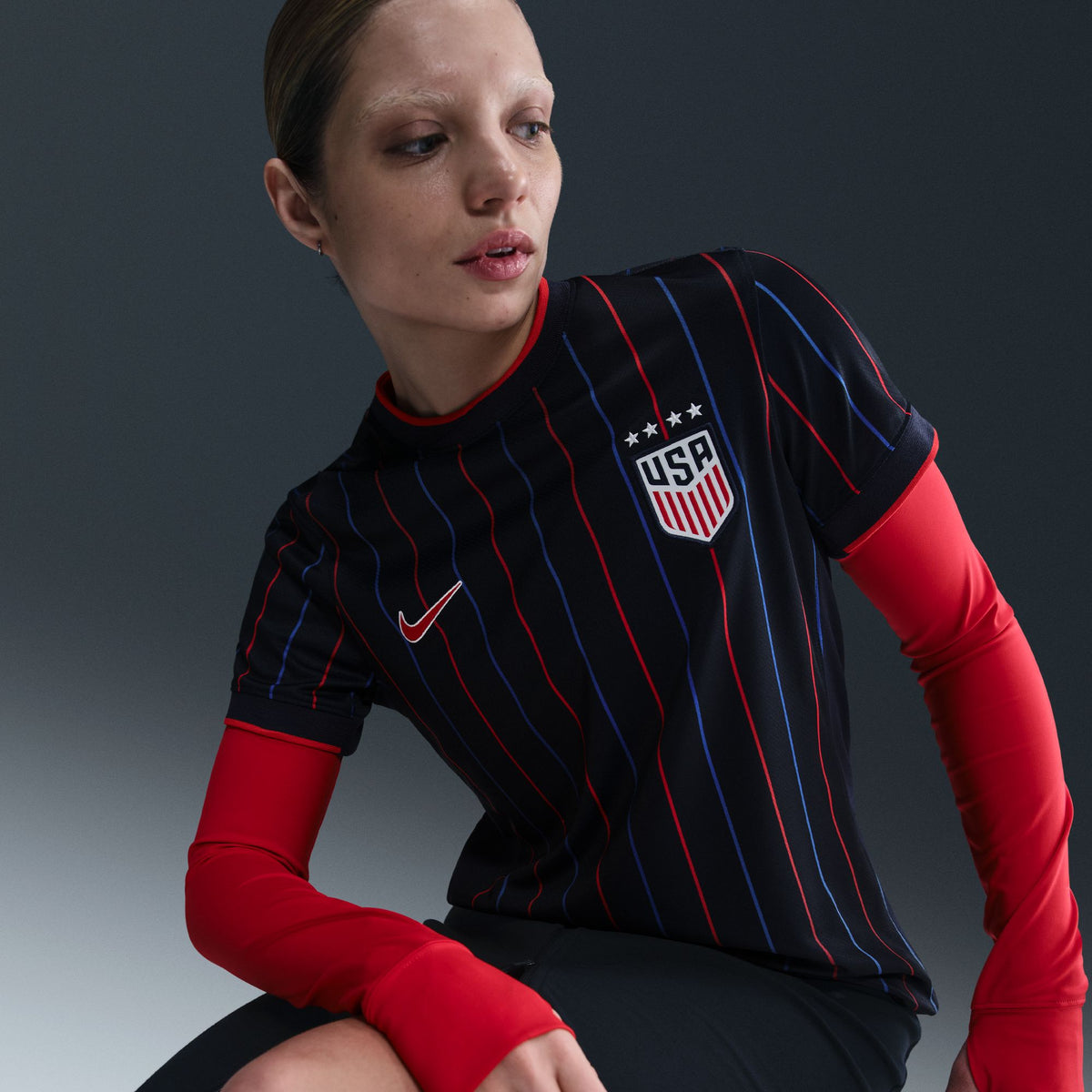 Nike USWNT 2025 Stadium Away (Women's Team) Women's Dri-FIT Soccer Replica Jersey - FZ9139-452-NIKE by Nike | Available at Niky's Sports