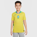 Nike Brazil 2025 Stadium Home (Women's Team) Big Kids' Dri-FIT Soccer Replica Jersey