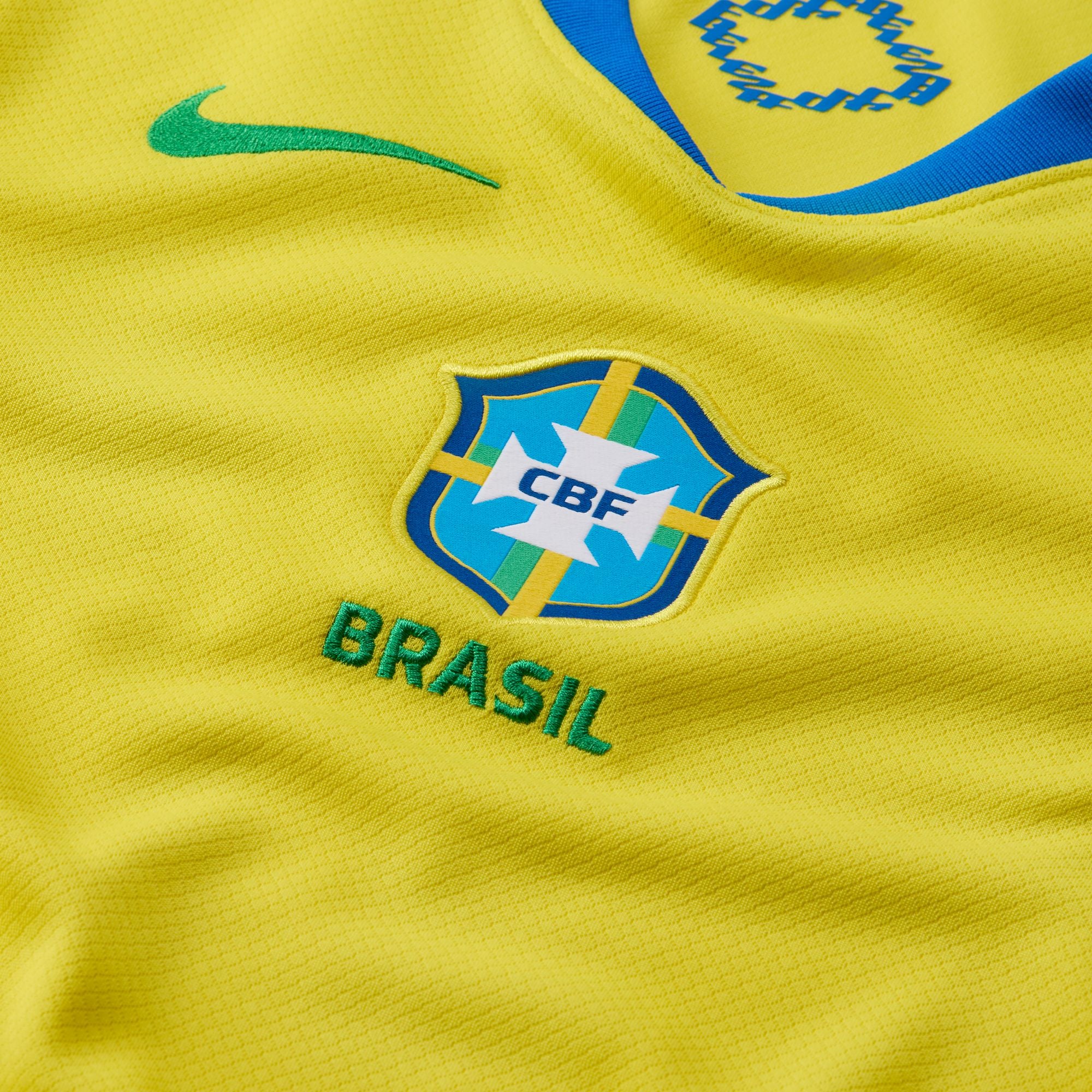 Nike Brazil 2025 Stadium Home (Women's Team) Big Kids' Dri-FIT Soccer Replica Jersey