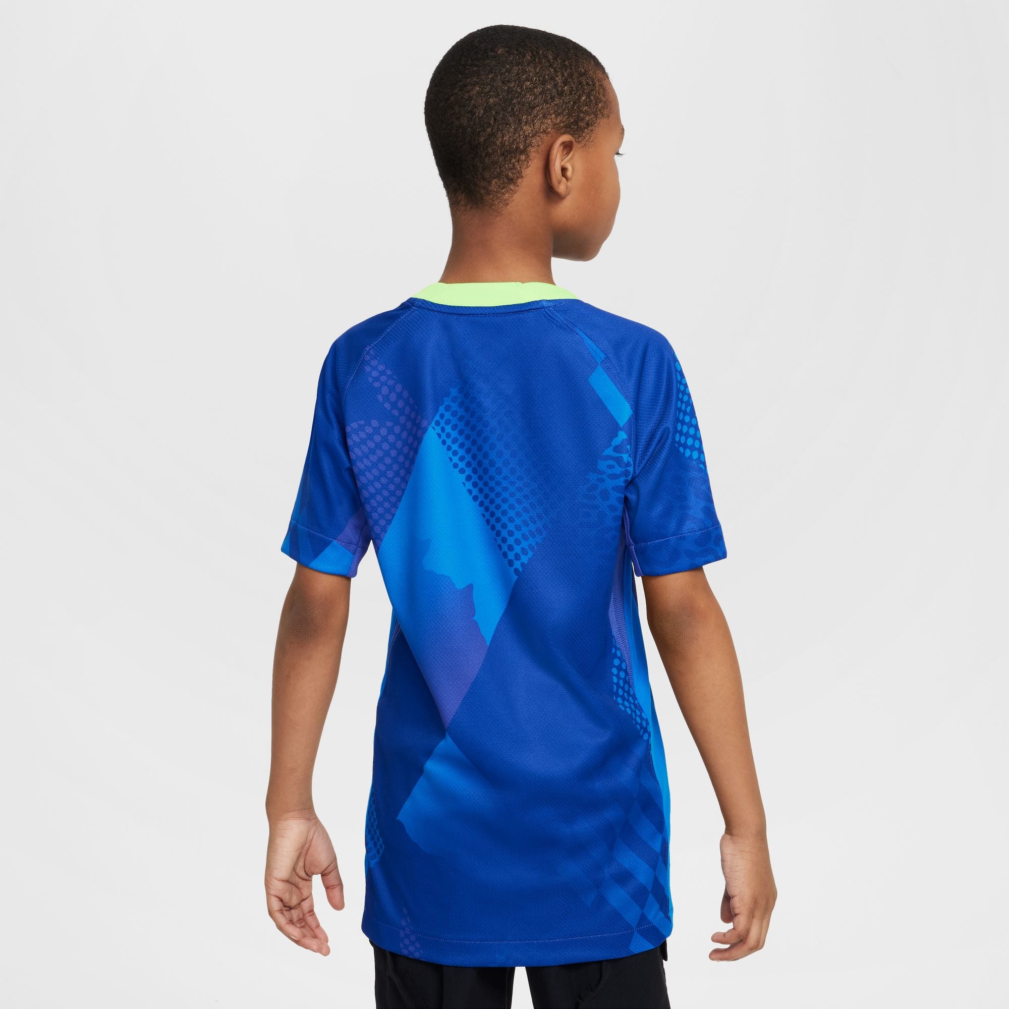 Nike Brazil 2025 Stadium Away (Women's Team) Big Kids' Dri-FIT Soccer Replica Jersey - FZ9195-458-NIKE by Nike | Available at Niky's Sports