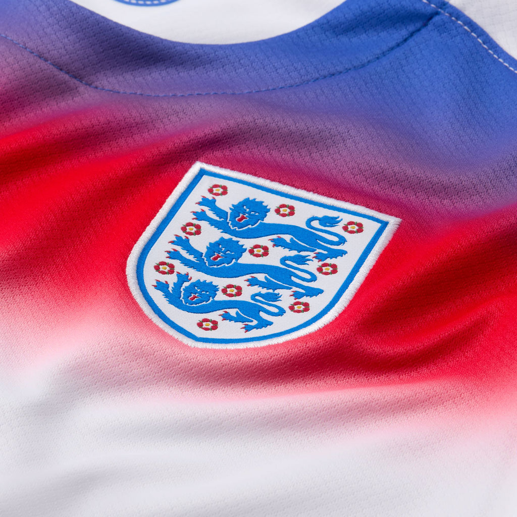 Nike England 2025 Stadium Home (Women's Team) Big Kids' Dri-FIT Soccer Replica Jersey - FZ9197-405-NIKE by Nike | Available at Niky's Sports