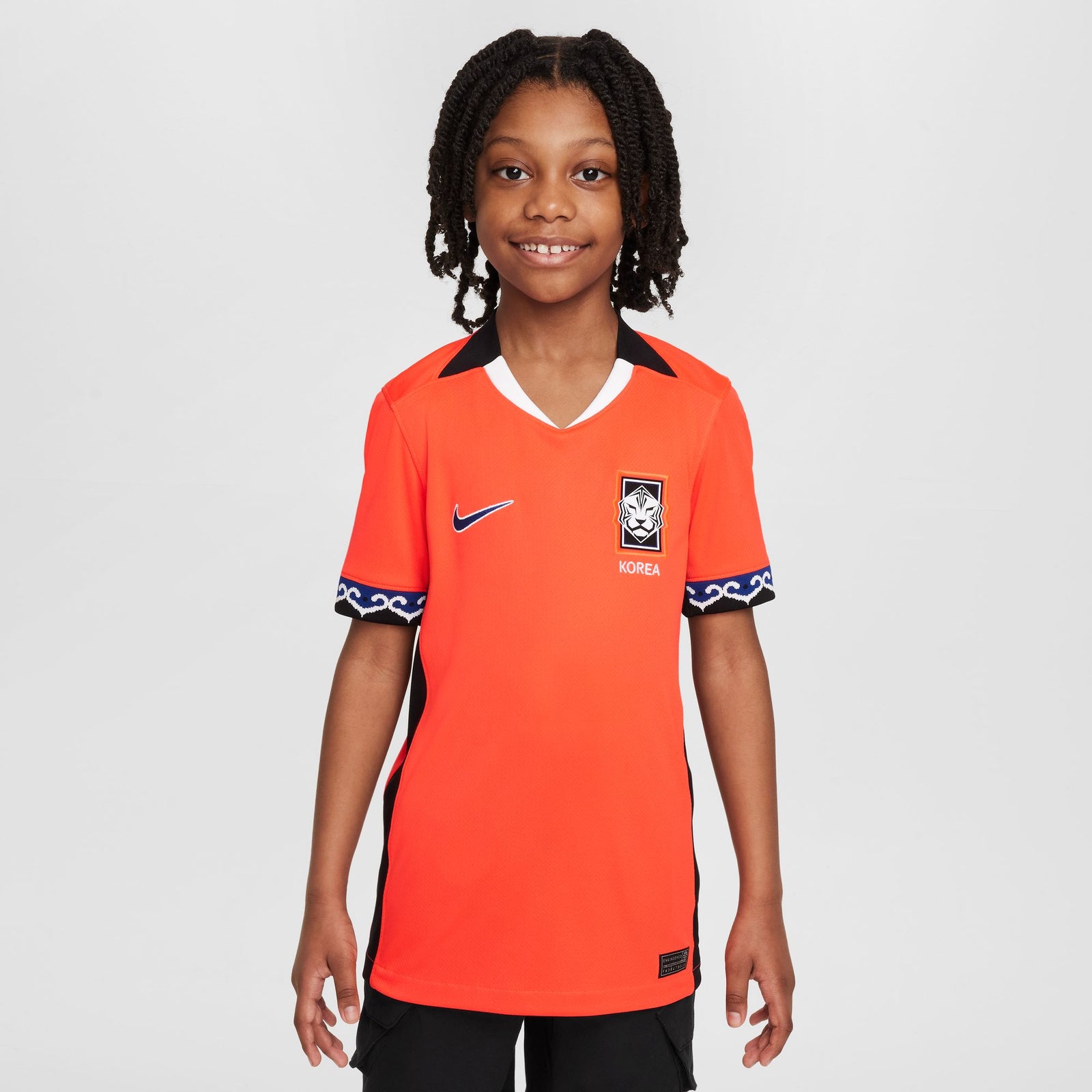 Nike Korea 2025 Stadium Home (Women's Team) Big Kids' Dri-FIT Soccer Replica Jersey - FZ9204-635-NIKE by Nike | Available at Niky's Sports