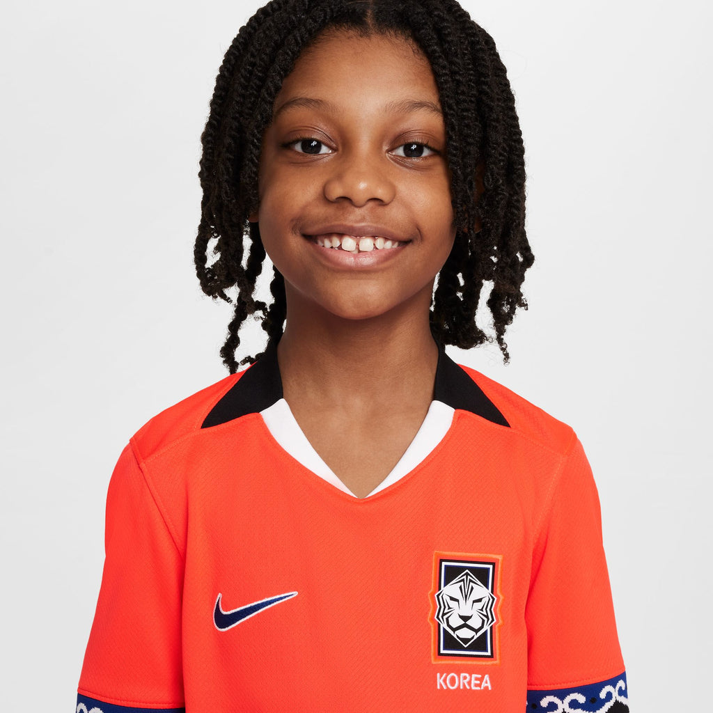 Nike Korea 2025 Stadium Home (Women's Team) Big Kids' Dri-FIT Soccer Replica Jersey - FZ9204-635-NIKE by Nike | Available at Niky's Sports