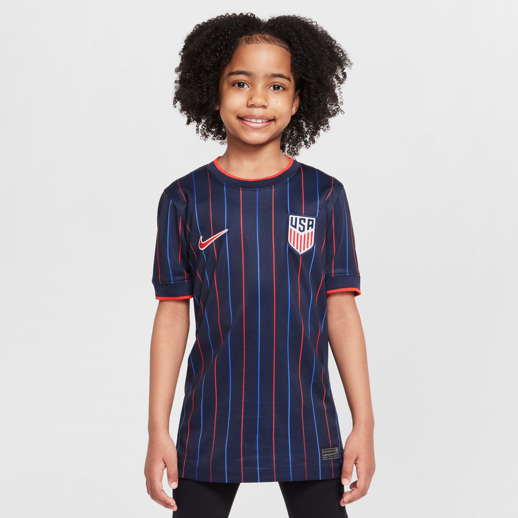 Nike USMNT 2025 Stadium Away (Men's Team) Big Kids' Dri-FIT Soccer Replica Jersey - FZ9208-451-NIKE by Nike | Available at Niky's Sports