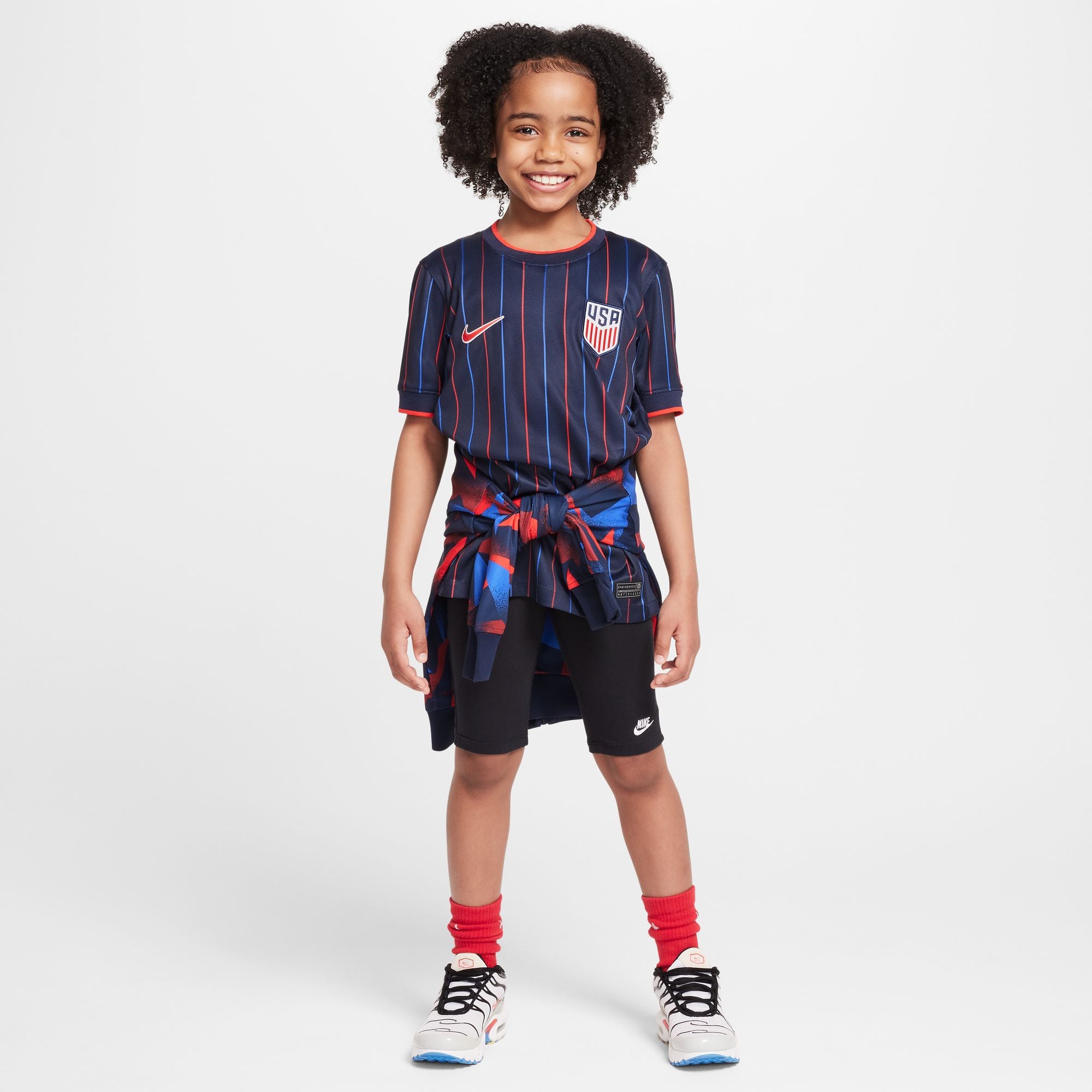Nike USMNT 2025 Stadium Away (Men's Team) Big Kids' Dri-FIT Soccer Replica Jersey - FZ9208-451-NIKE by Nike | Available at Niky's Sports
