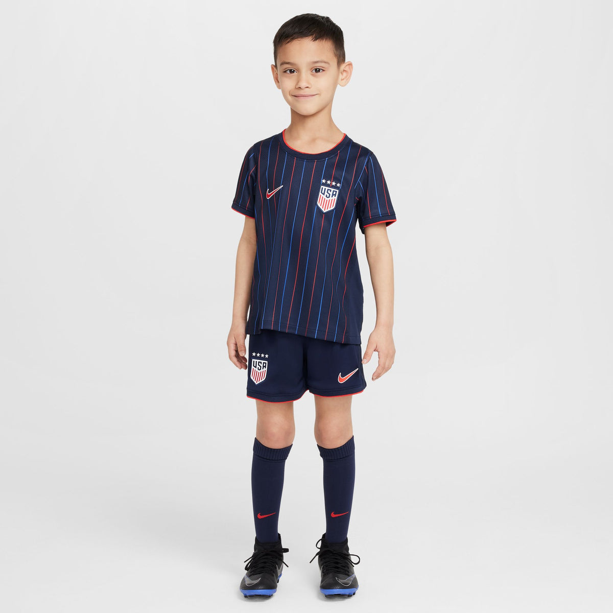 Nike USA Little Kids (Women&#39;s Team) Away 2025 Mini Kit - FZ9242-452-NIKE by Nike | Available at Niky&#39;s Sports