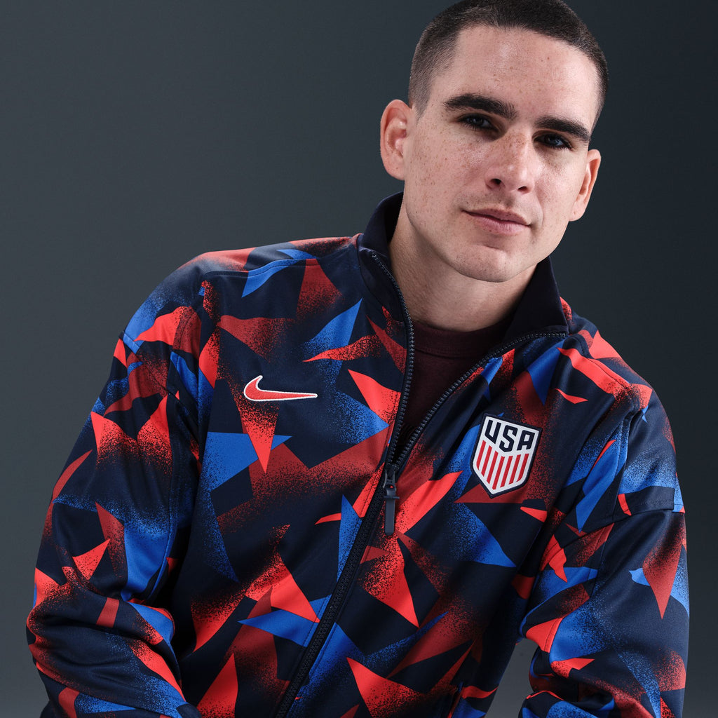 Nike USMNT Academy Pro Men's Dri-FIT Soccer 2025 Anthem Jacket - FZ9391-451-NIKE by Nike | Available at Niky's Sports