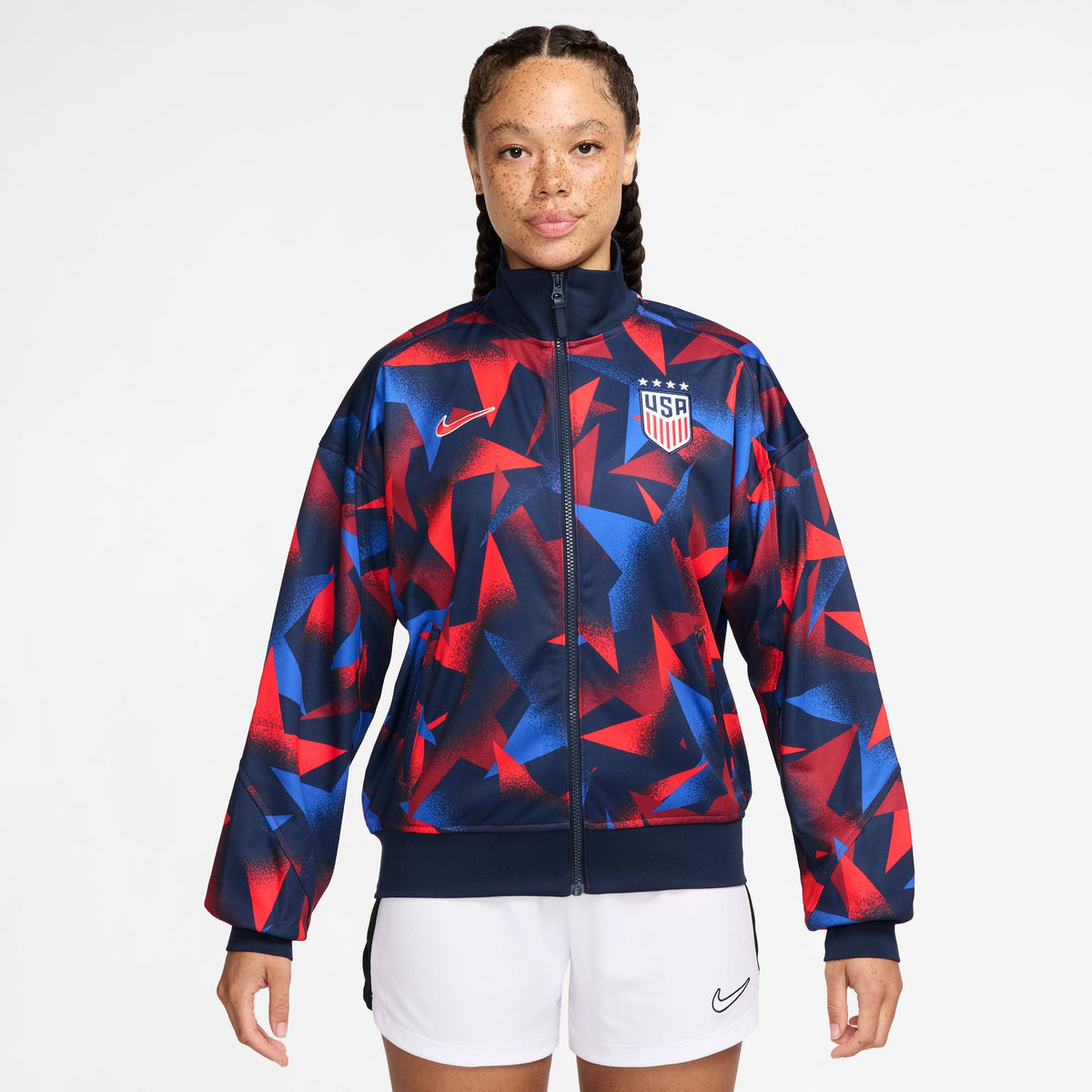Nike USWNT Academy Pro Women&#39;s Dri-FIT Soccer 2025 Anthem Jacket - FZ9402-451-NIKE by Nike | Available at Niky&#39;s Sports
