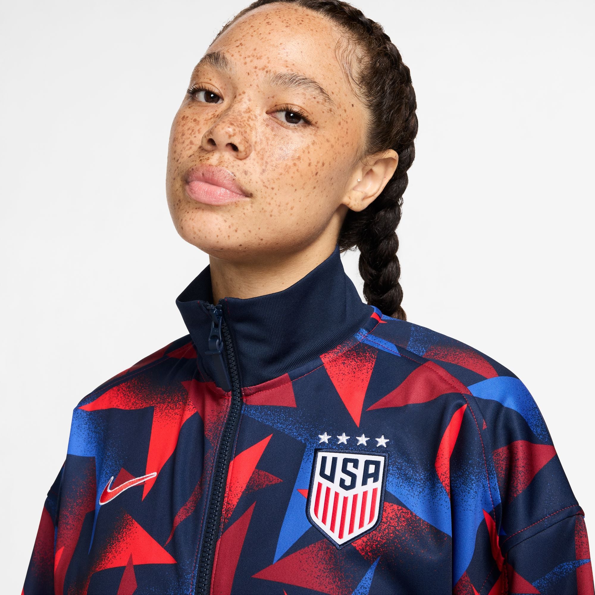 NCAA テキサス大学 アーチ・マニング NIKE リミテッドジャージ【SM】 Nike USWNT Academy Pro Women's Dri-FIT Soccer 2025 Anthem Jacket
