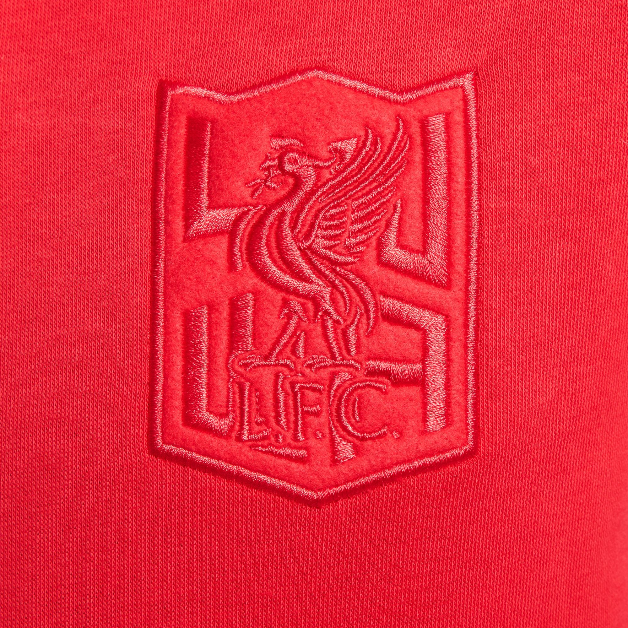 Nike Liverpool FC Club Third Big Kids' (Boys') Soccer Pullover Hoodie - HF0076-679-NIKE by Nike | Available at Niky's Sports