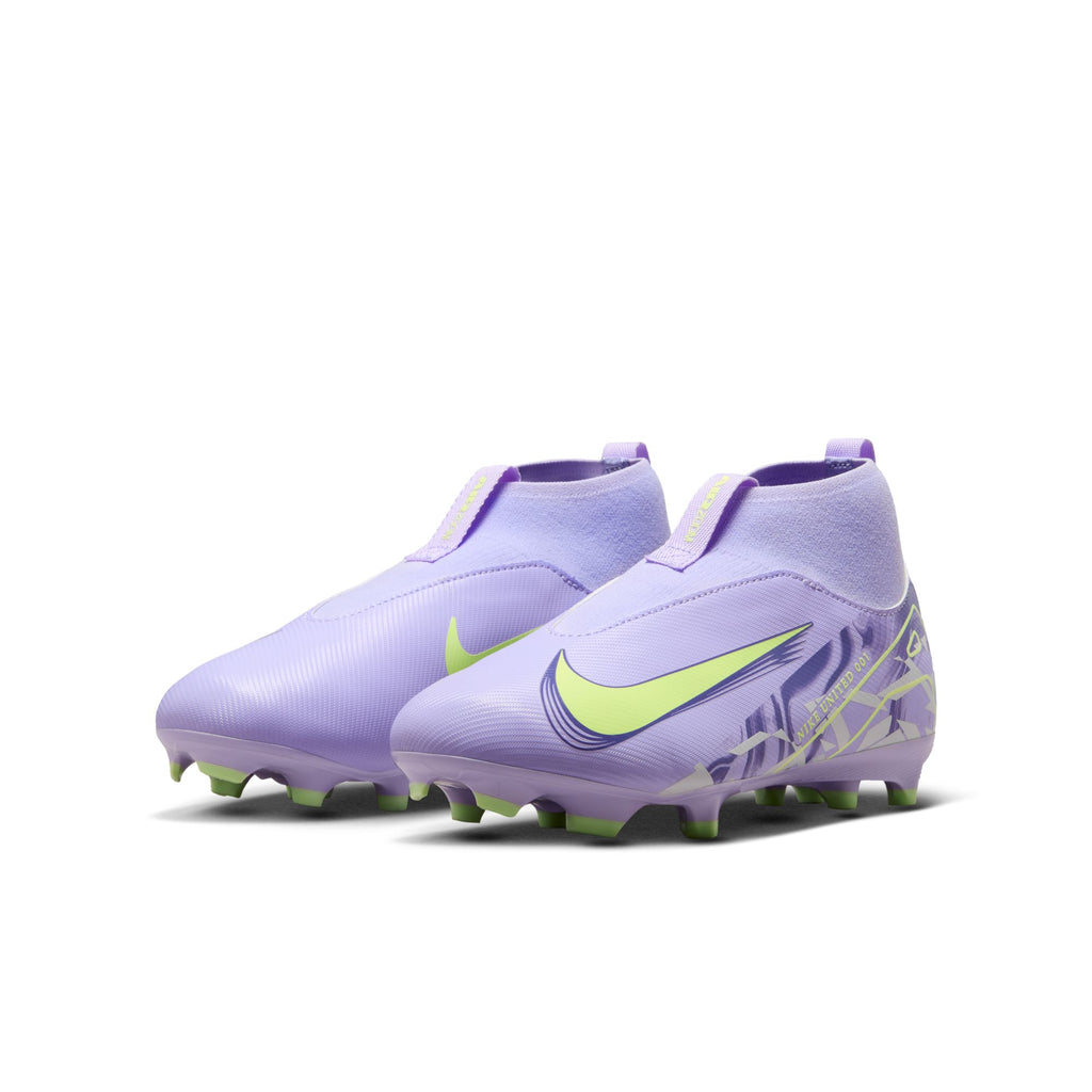 Nike United Jr. Mercurial Superfly 10 Academy Big Kids' MG High-Top Soccer Cleats - HF1584-500-NIKE by Nike | Available at Niky's Sports