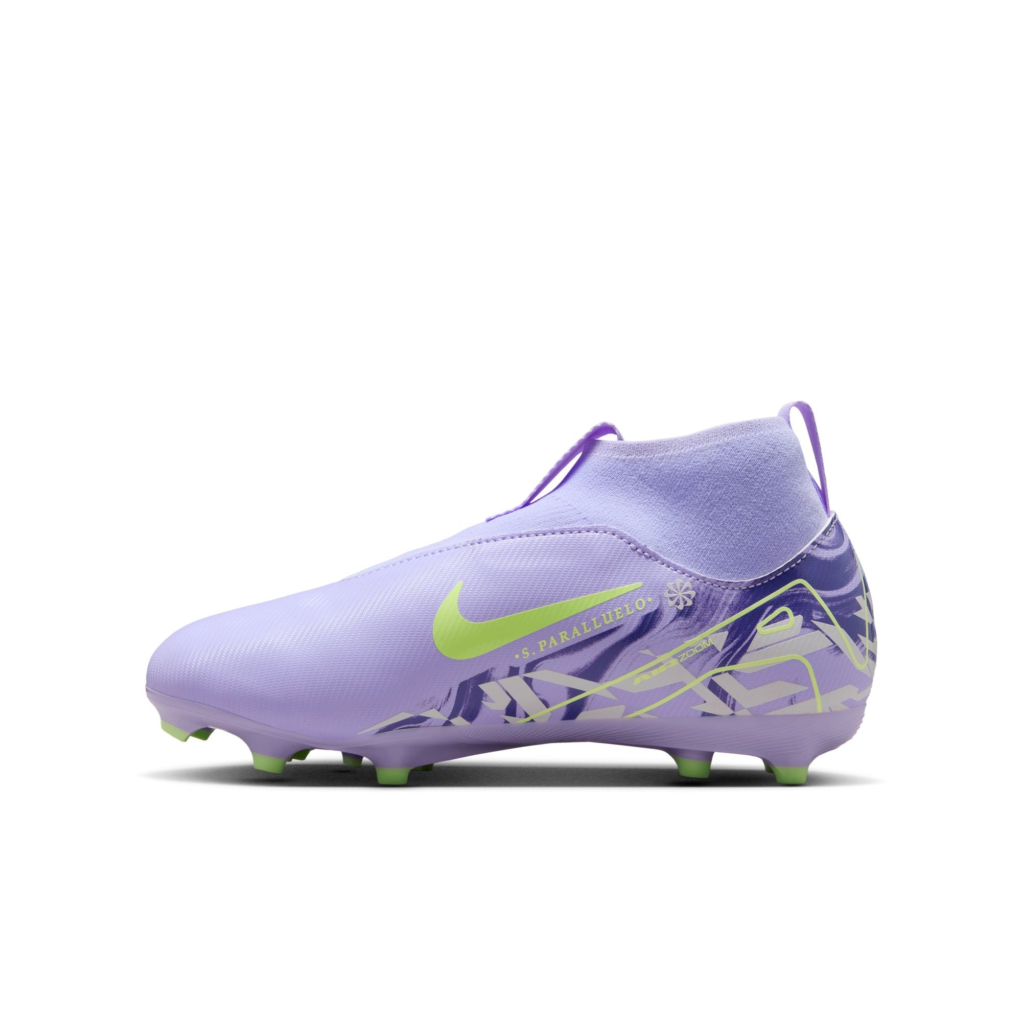 Nike United Jr. Mercurial Superfly 10 Academy Big Kids' MG High-Top Soccer Cleats - HF1584-500-NIKE by Nike | Available at Niky's Sports