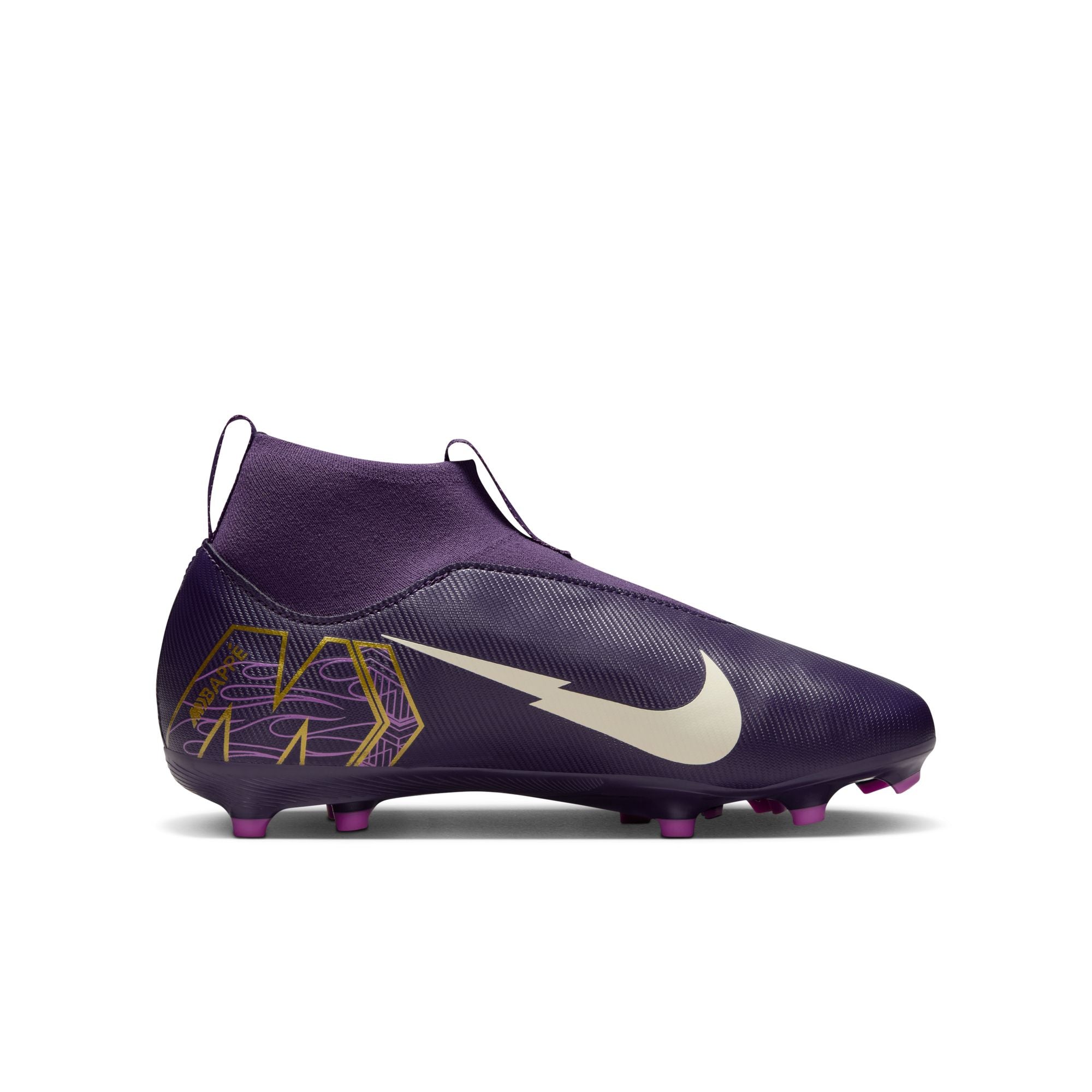 Nike Jr. Mercurial Superfly 10 Academy "Kylian Mbappé" Little/Big Kids' MG High-Top Soccer Cleats - HF3417-500-NIKE by Nike | Available at Niky's Sports