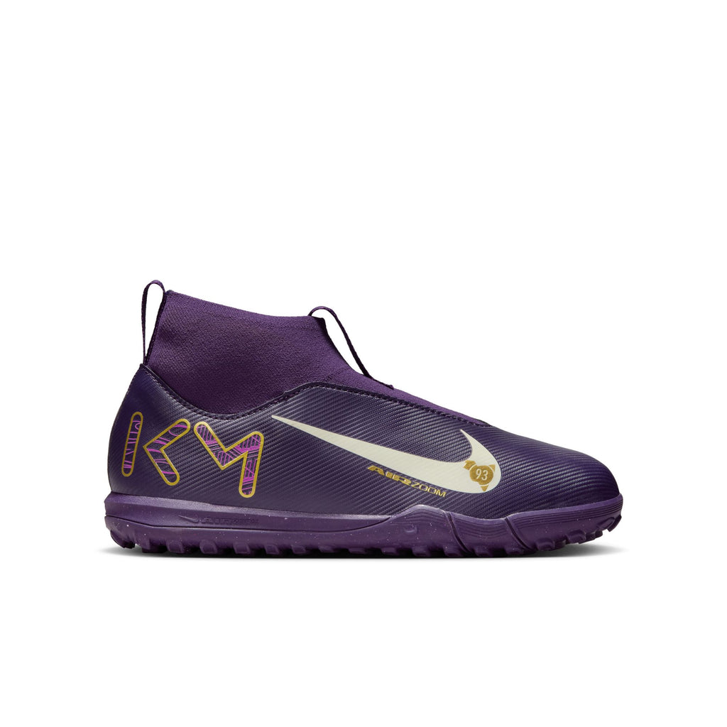Nike Jr. Mercurial Superfly 10 Academy "Kylian Mbappé" Big Kids' TF High-Top Soccer Shoes - HF3420-500-NIKE by Nike | Available at Niky's Sports