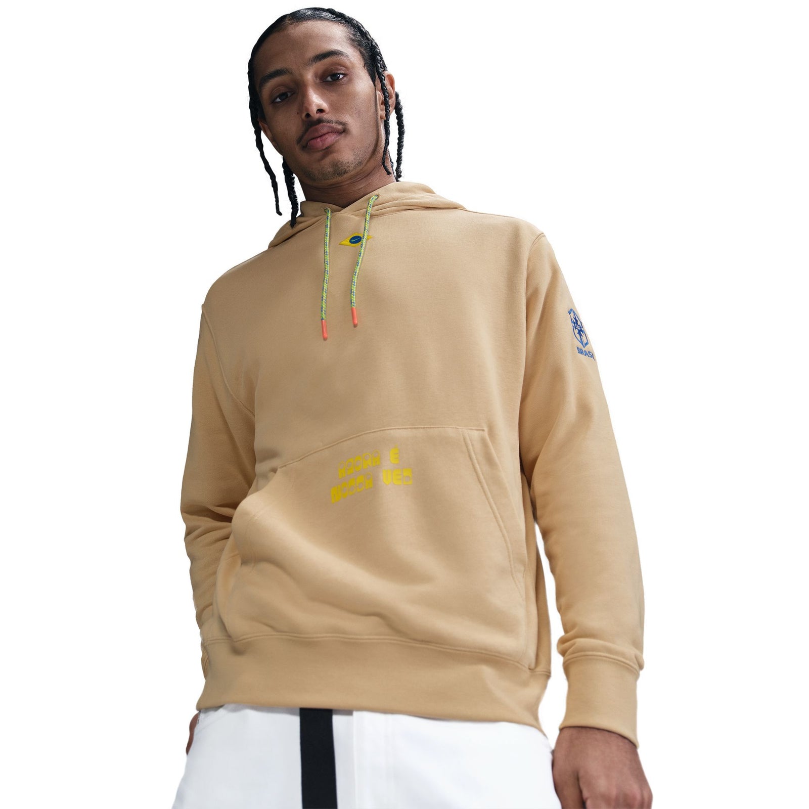 Nike Brazil Men's Hoodie - HF4695-252-NIKE by Nike | Available at Niky's Sports