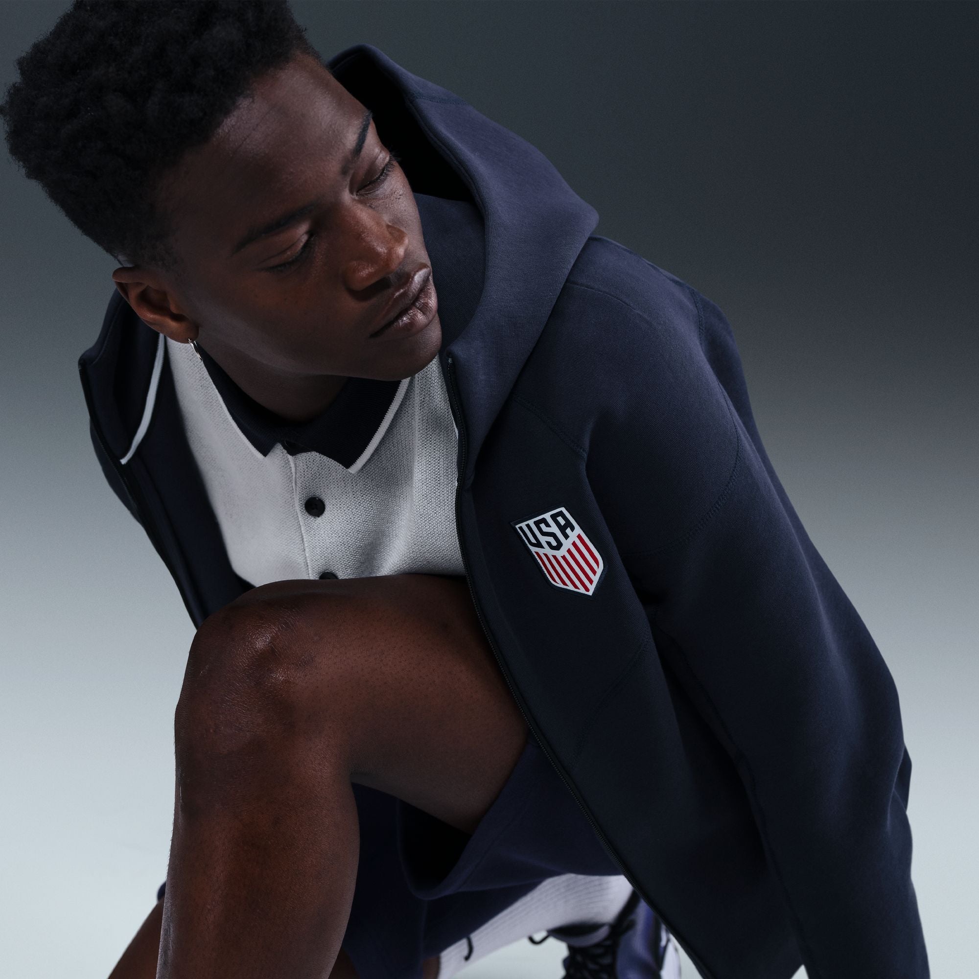 Nike USA Men's 2025 Tech Fleece Hoodie - HF5098-451-NIKE by Nike | Available at Niky's Sports
