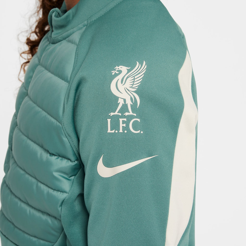 Nike Liverpool FC Academy Winter Warrior Big Kids' Therma-FIT Soccer Drill Top - HF5308-362-NIKE by Nike | Available at Niky's Sports