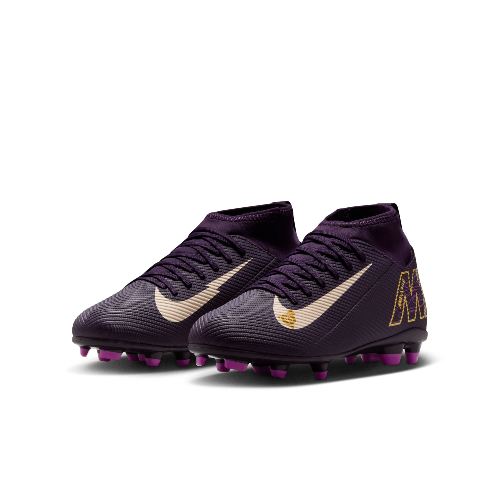 Nike Jr. Mercurial Superfly 10 Club "Kylian Mbappé" Little/Big Kids' MG High-Top Soccer Cleats - HF6283-500-NIKE by Nike | Available at Niky's Sports