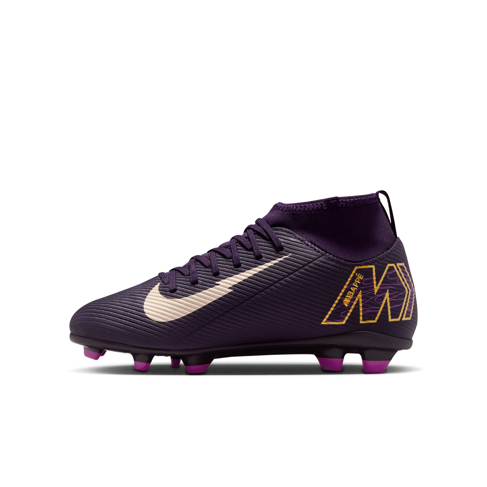 Nike Jr. Mercurial Superfly 10 Club "Kylian Mbappé" Little/Big Kids' MG High-Top Soccer Cleats - HF6283-500-NIKE by Nike | Available at Niky's Sports