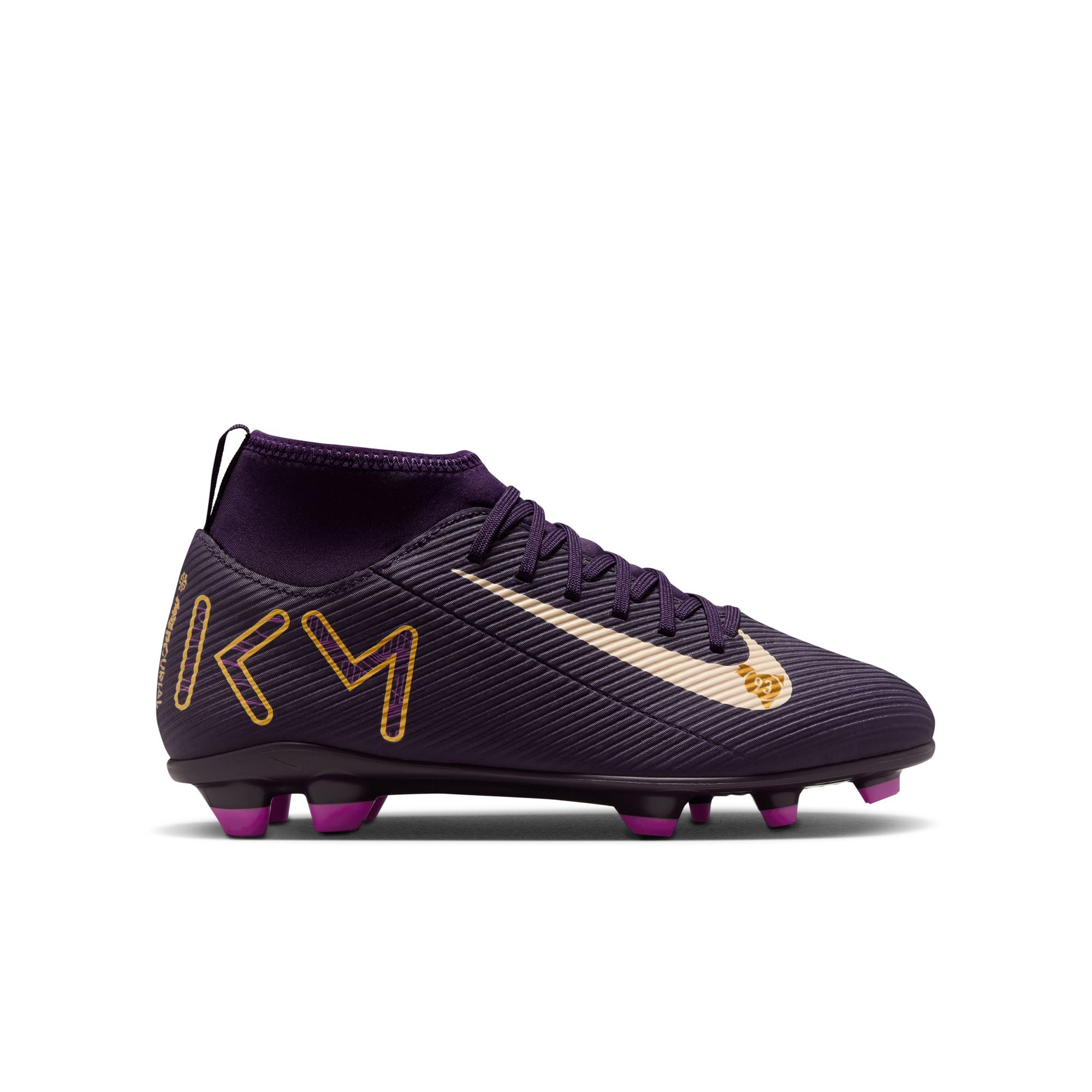 Nike Jr. Mercurial Superfly 10 Club "Kylian Mbappé" Little/Big Kids' MG High-Top Soccer Cleats - HF6283-500-NIKE by Nike | Available at Niky's Sports