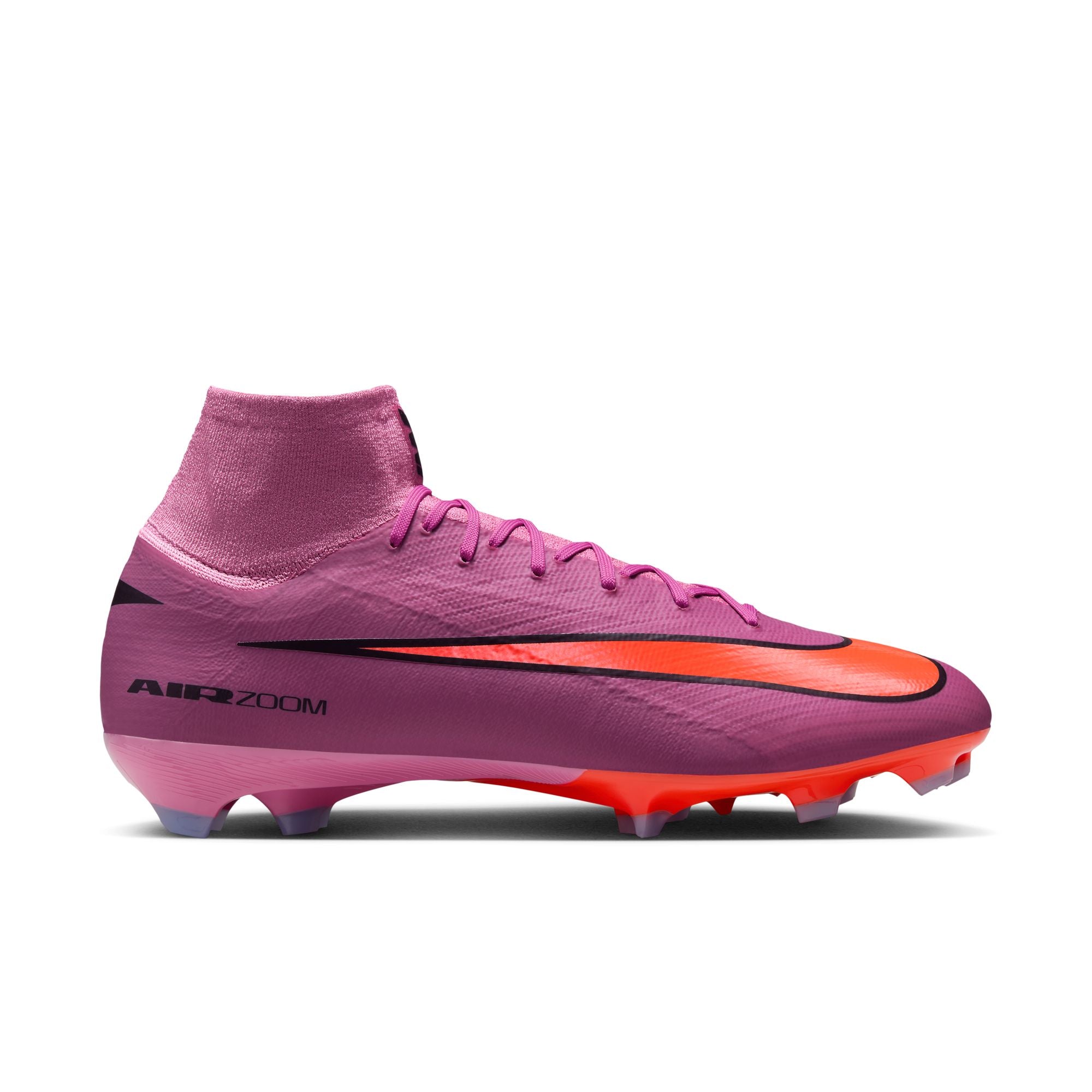 Nike Mercurial Superfly 10 Pro Firm-Ground High-Top Soccer Cleats - HF9433-600-NIKE by Nike | Available at Niky's Sports