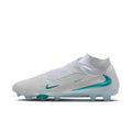 Nike Phantom 6 High Elite FG Soccer Cleats - White/Dusty Cactus-White - Firm Ground Soccer Cleats by Nike | Available at Niky's Sports