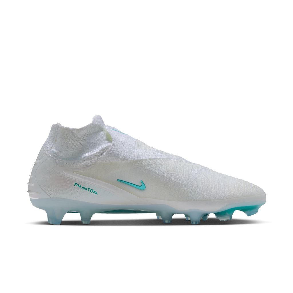 Nike Phantom 6 High Elite FG Soccer Cleats - White/Dusty Cactus-White - Firm Ground Soccer Cleats by Nike | Available at Niky's Sports
