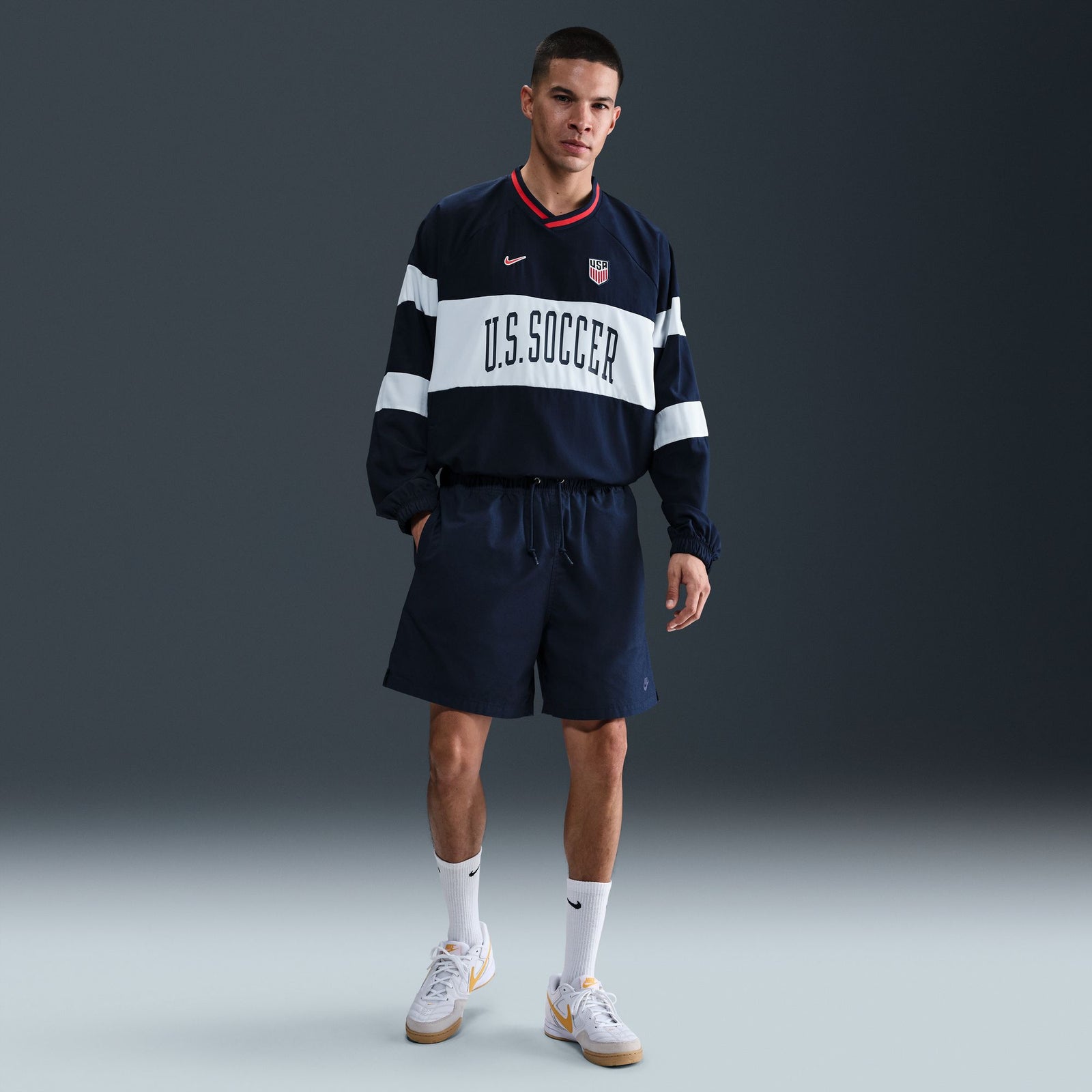 Nike USA Men's Shell Top - HJ2161-451-NIKE by Nike | Available at Niky's Sports