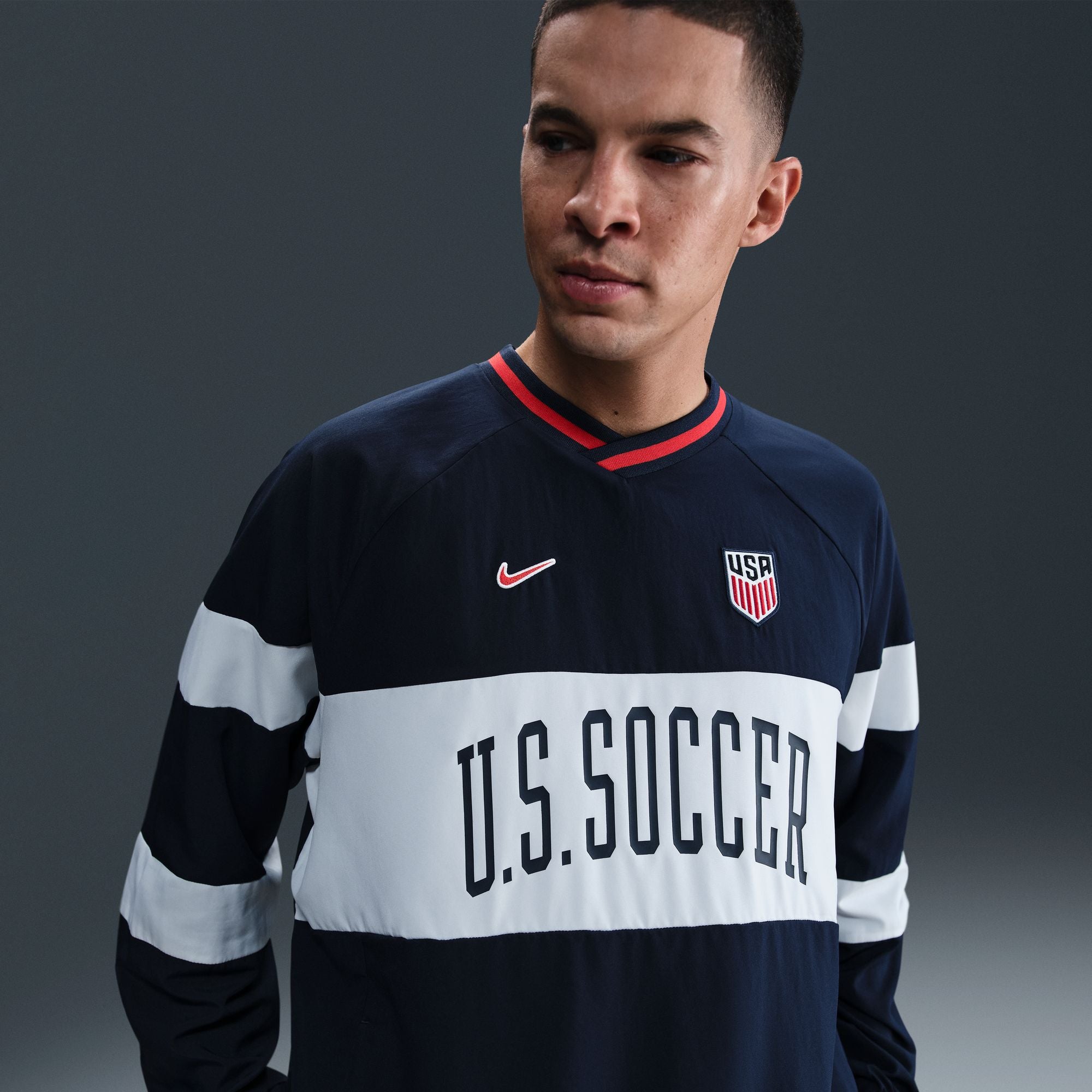 Nike USA Men's Shell Top - HJ2161-451-NIKE by Nike | Available at Niky's Sports