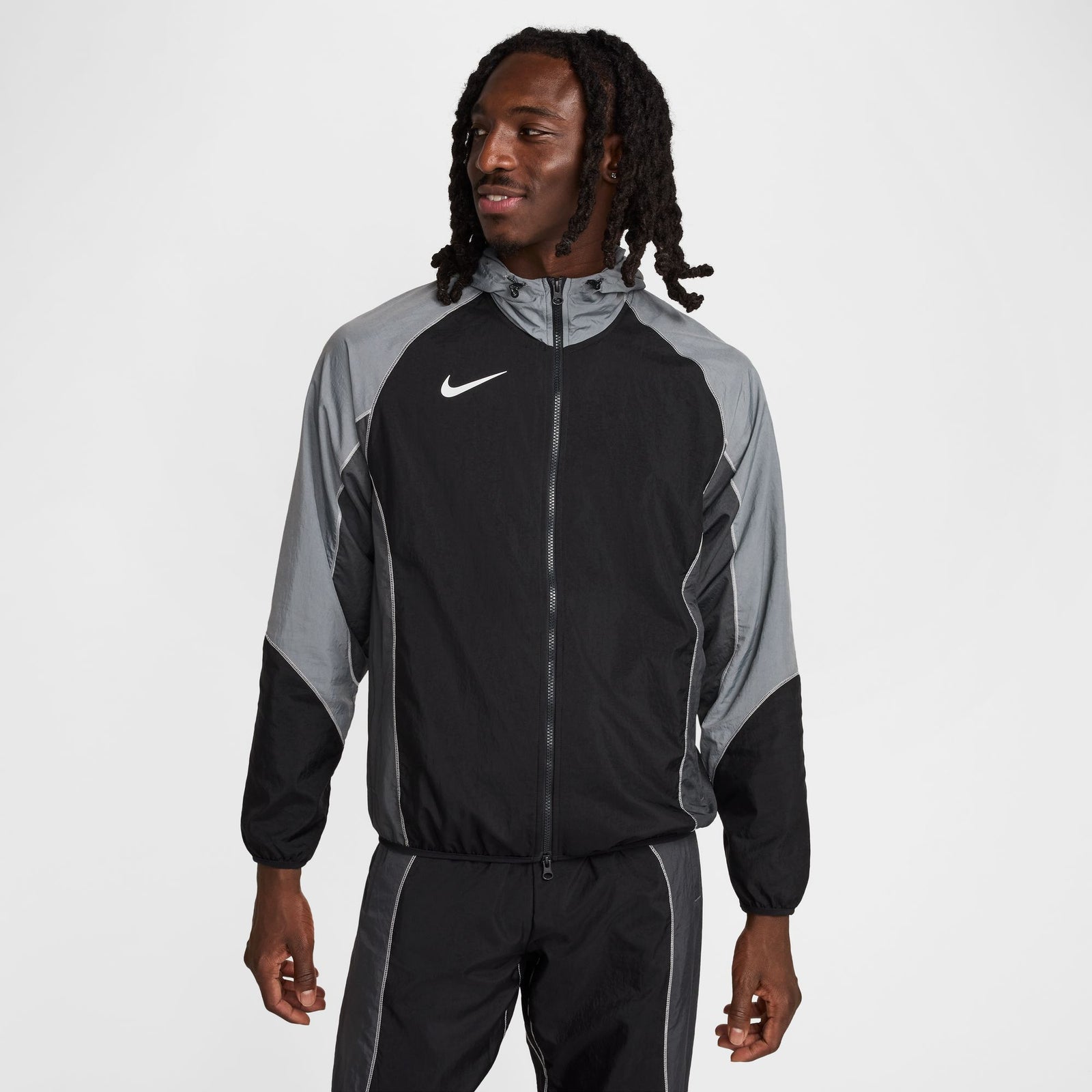 Nike Strike+ Men's Water-Repellent Hooded Soccer Jacket - HJ3802-011-NIKE by Nike | Available at Niky's Sports