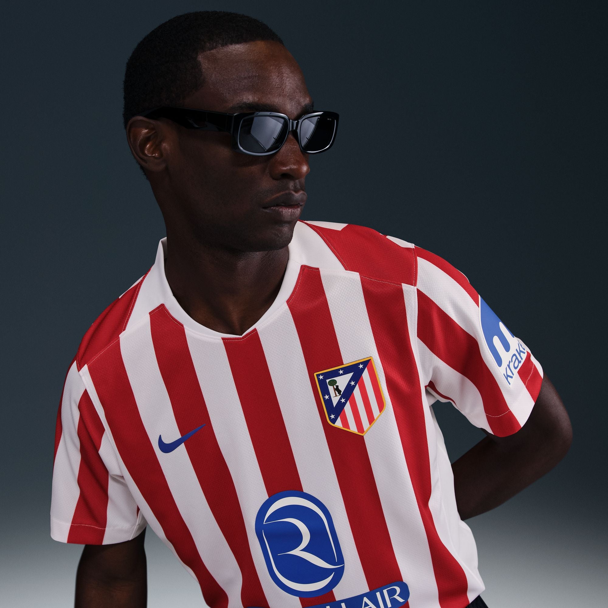 Nike Atlético Madrid 2025/26 Stadium Home Men's Dri-FIT Soccer Replica Jersey - HJ4587-615-NIKE by Nike | Available at Niky's Sports