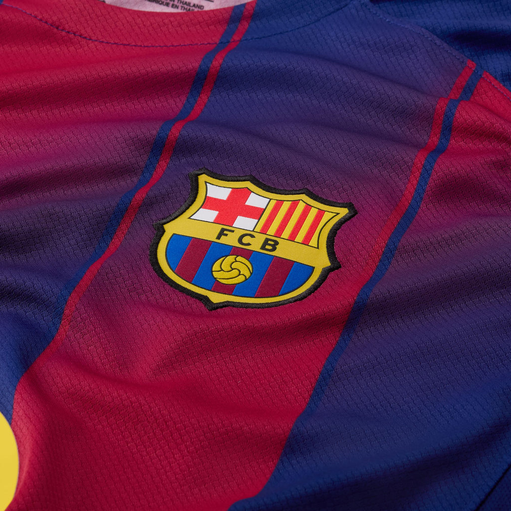 Nike FC Barcelona 2025/26 Stadium Home Men's Dri-FIT Soccer Stadium Jersey - HJ4590-456-NIKE by Nike | Available at Niky's Sports