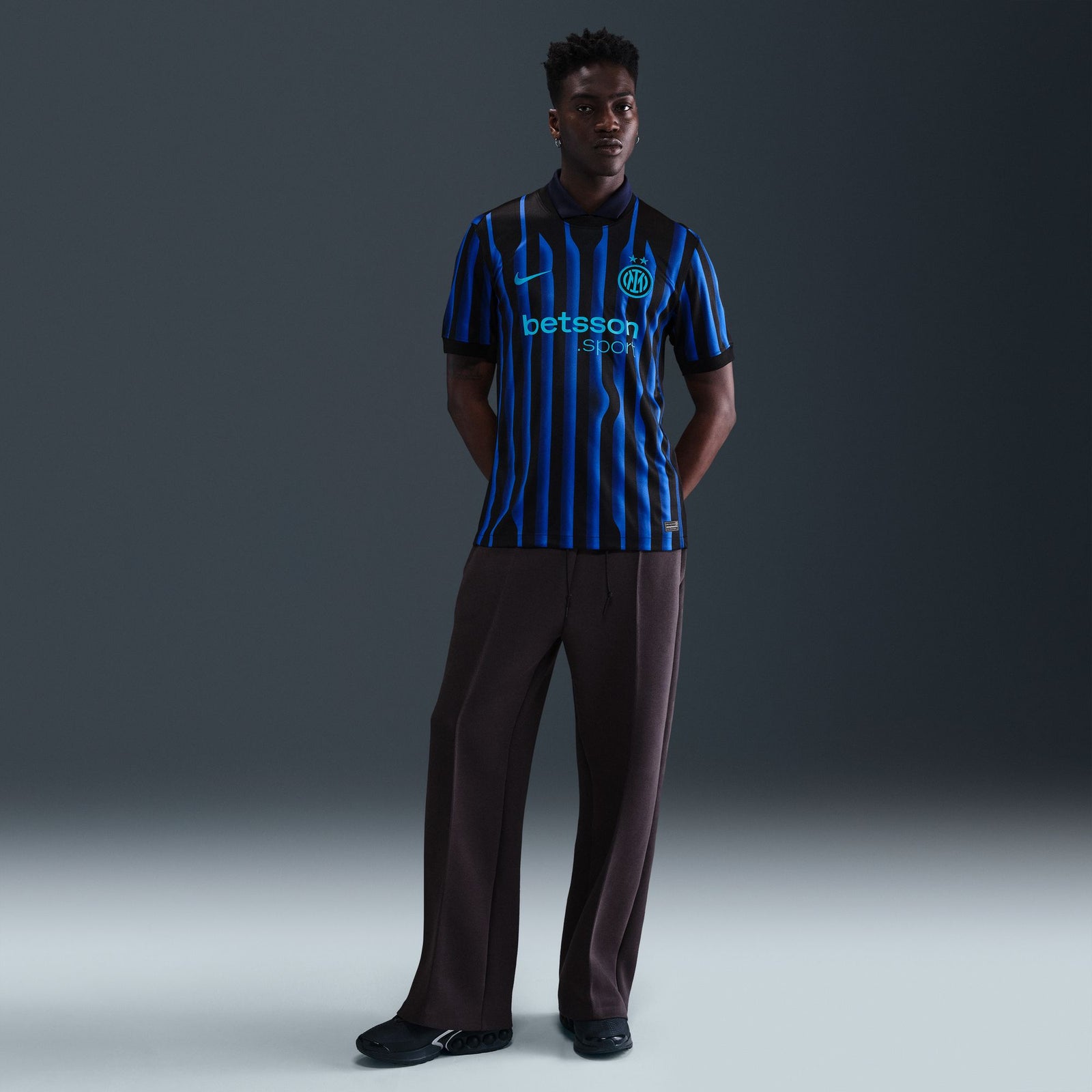 Inter Milan 2025/26 Stadium Home Men's Nike Dri-FIT Soccer Replica Jersey - HJ4591-439-NIKE by Nike | Available at Niky's Sports