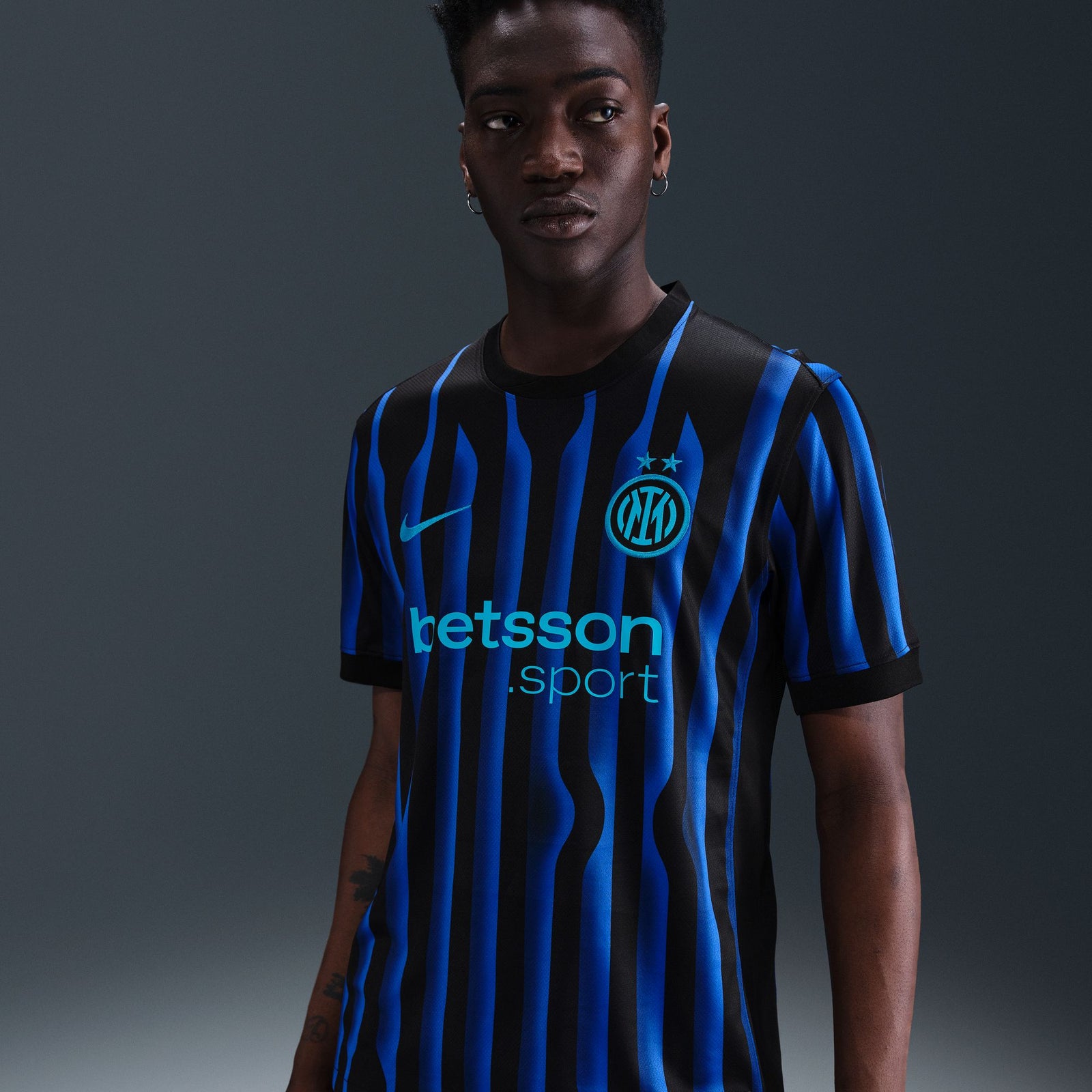 Inter Milan 2025/26 Stadium Home Men's Nike Dri-FIT Soccer Replica Jersey - HJ4591-439-NIKE by Nike | Available at Niky's Sports