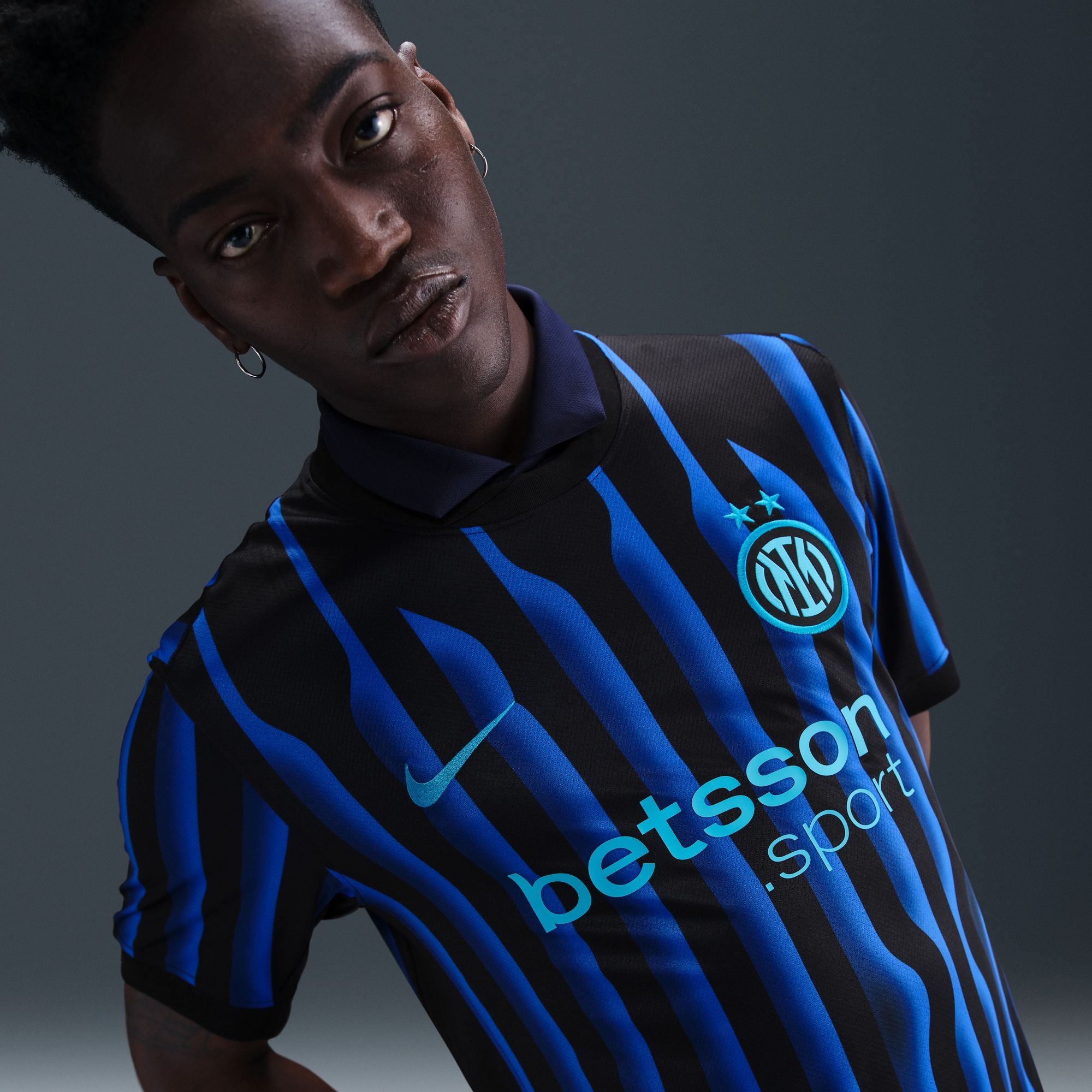 Inter Milan 2025/26 Stadium Home Men's Nike Dri-FIT Soccer Replica Jer